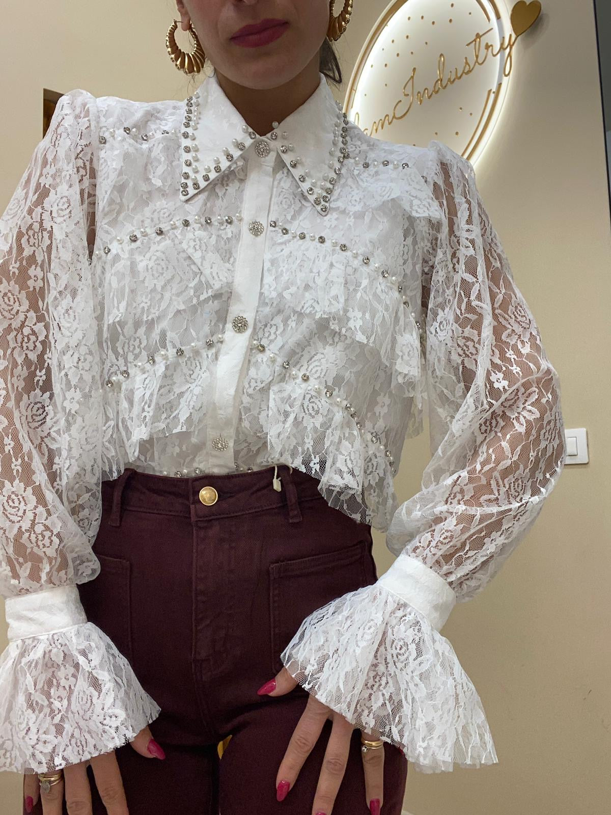 Camicia cloè bianca