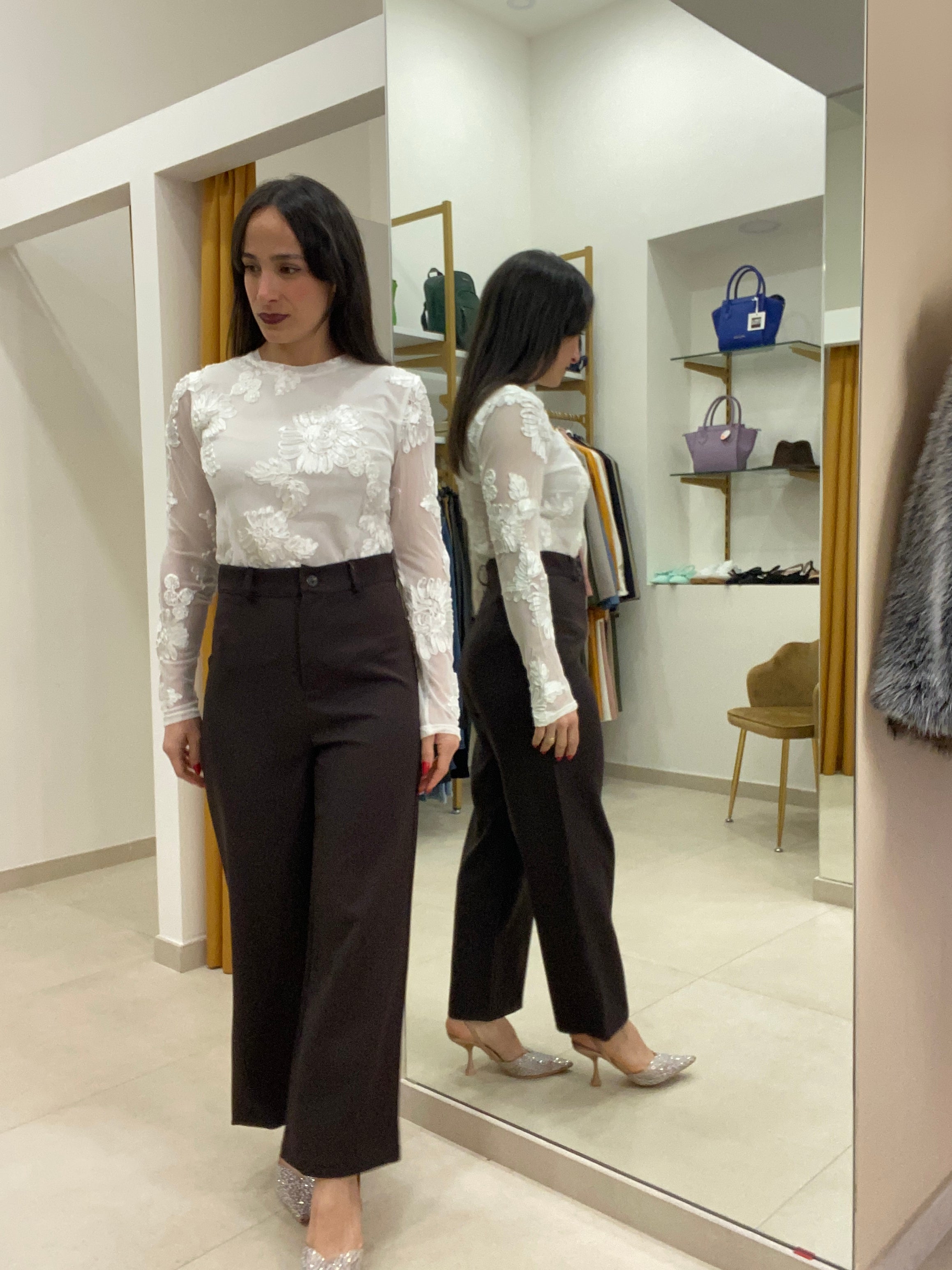 Pantalone vita altissima