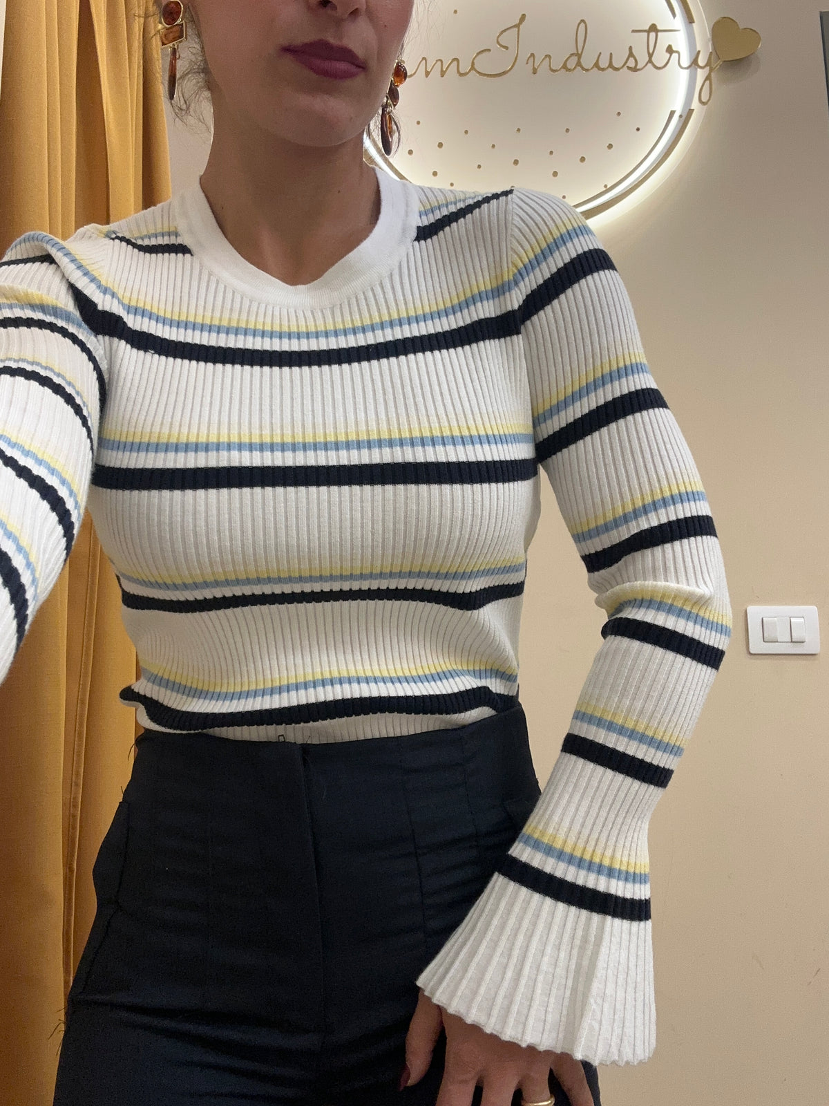 Maglia costine Campanella