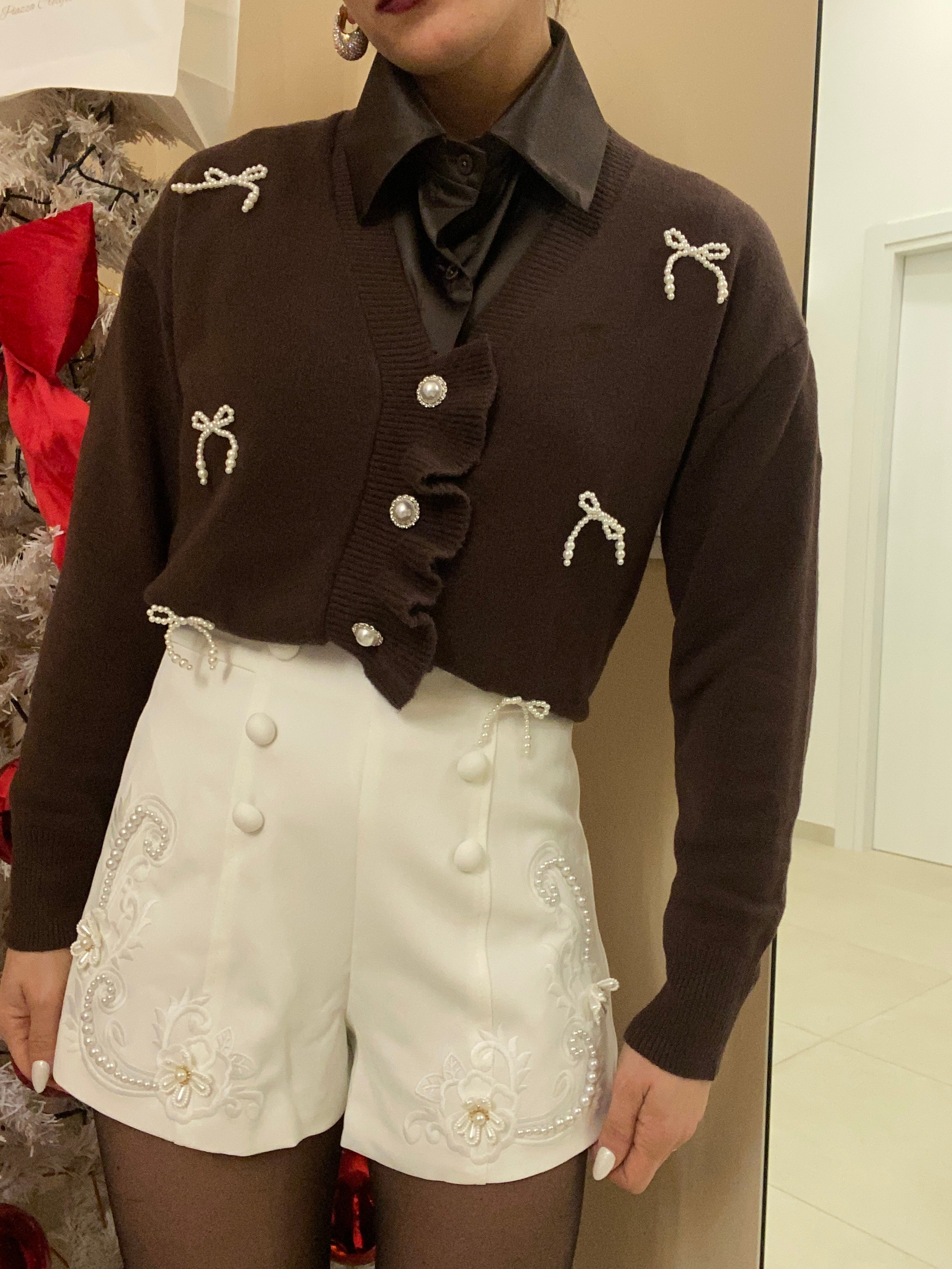 Cardigan perline TROPPO BELLO