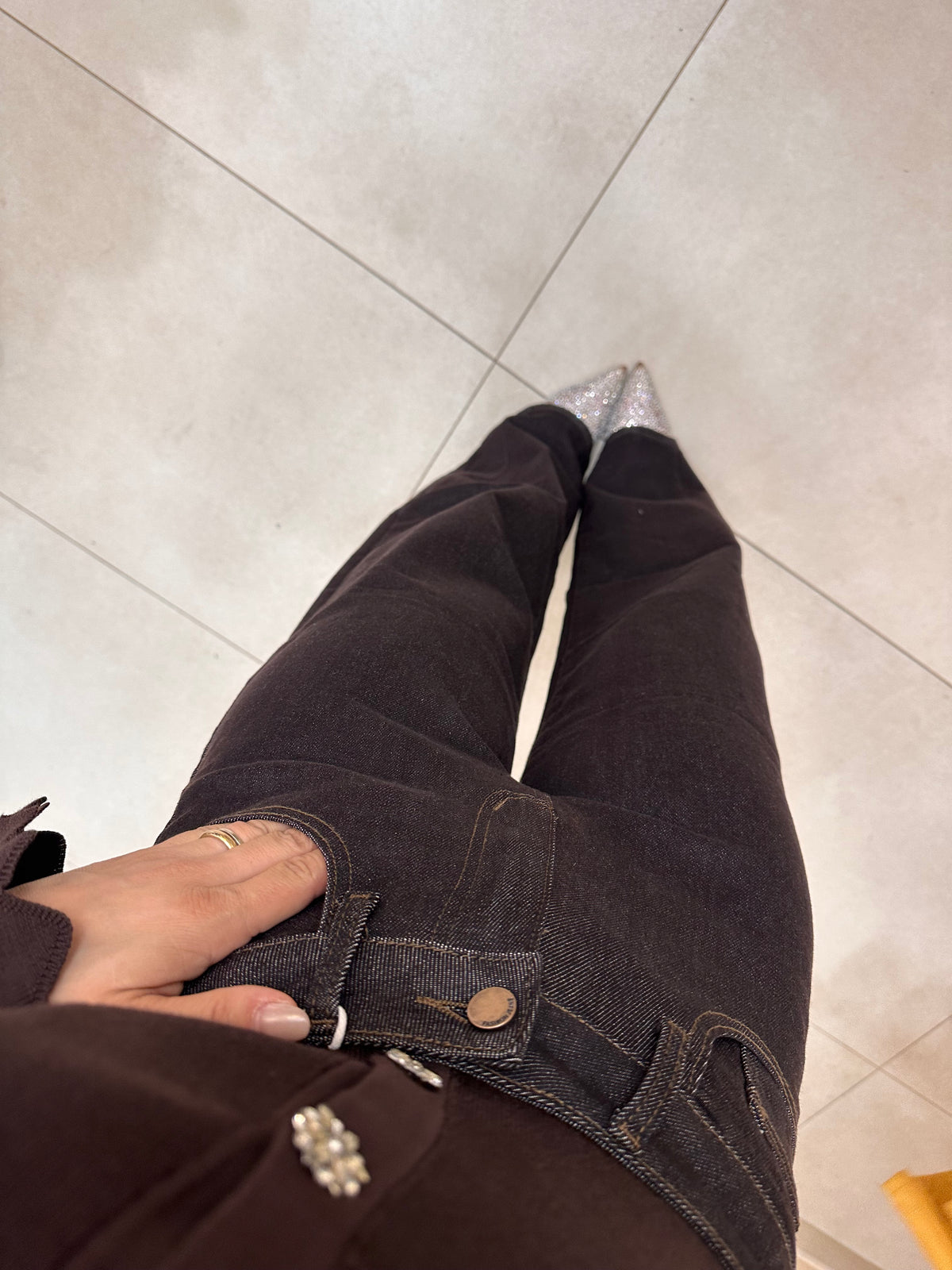 Denim marrron