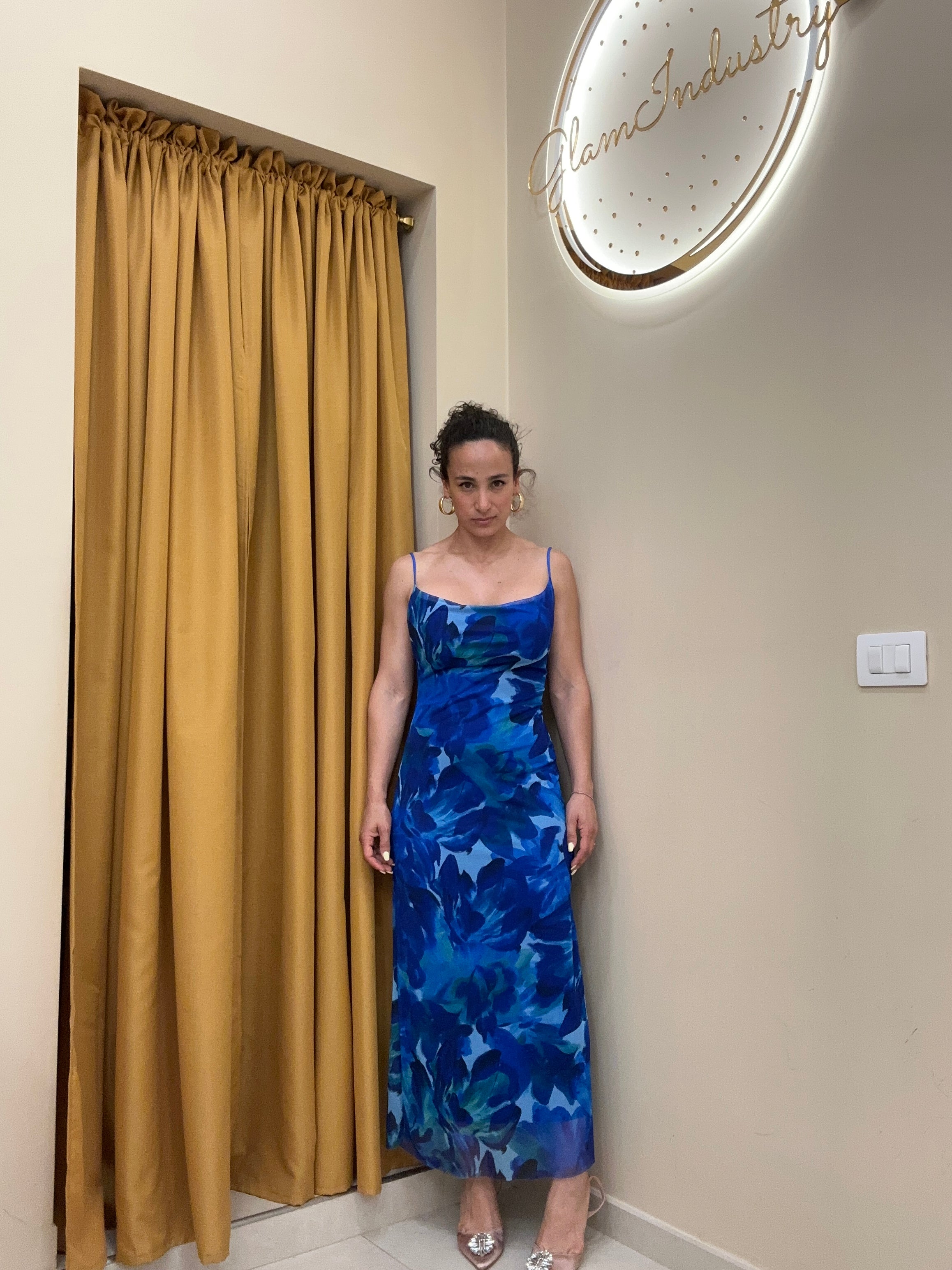 Abito Hawaii blu