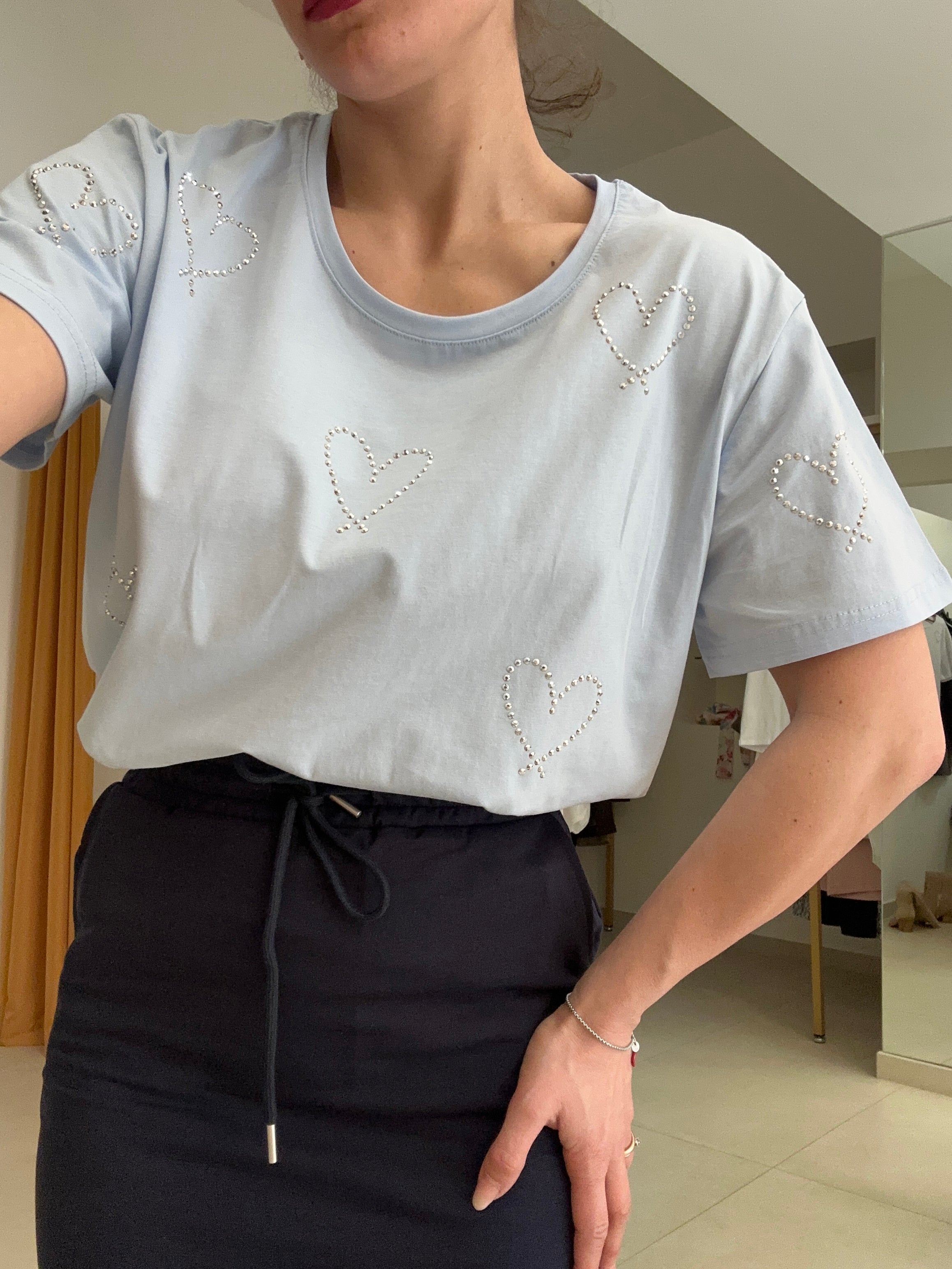 T-shirt cuori