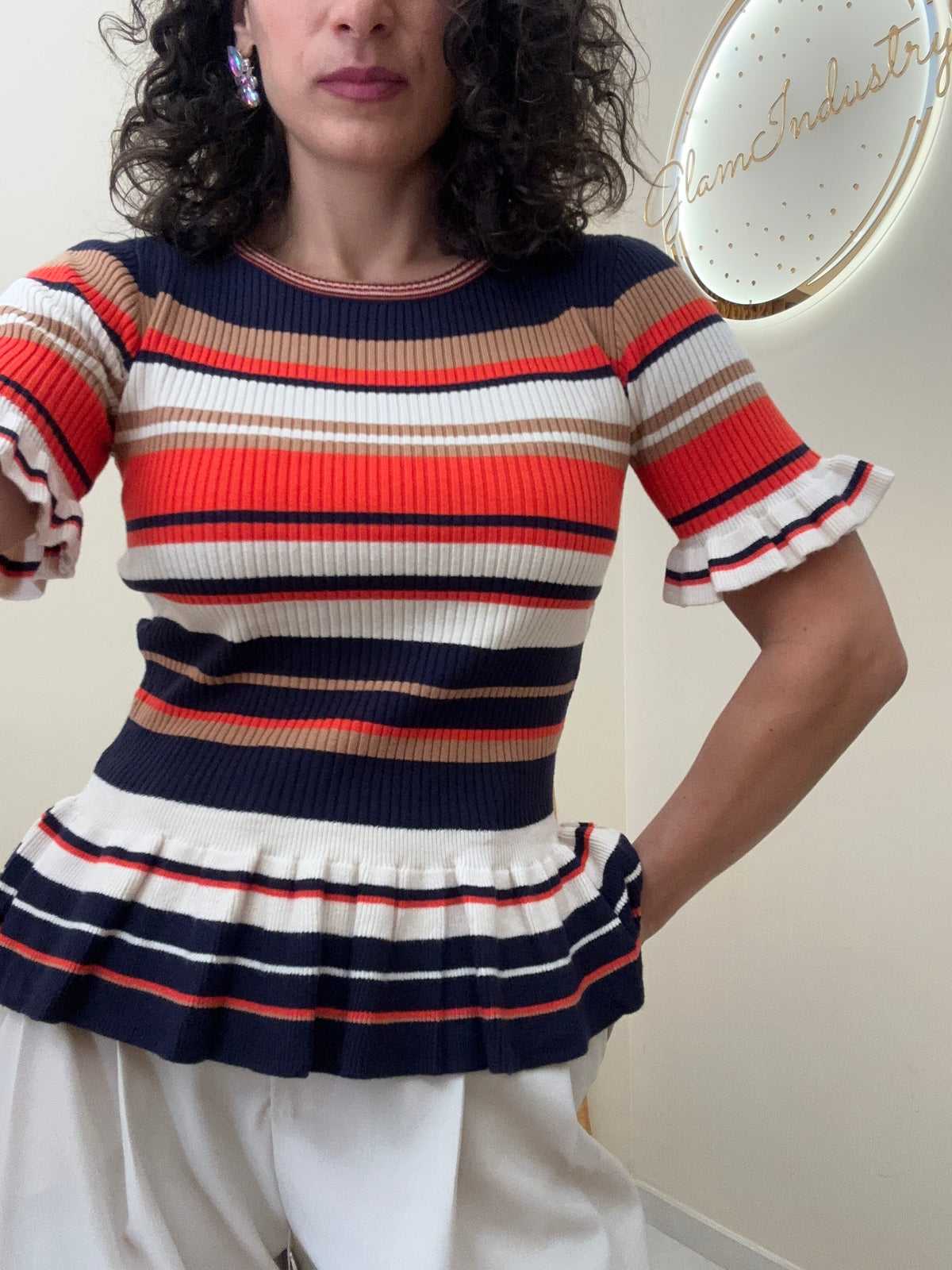 Maglia filo particolare