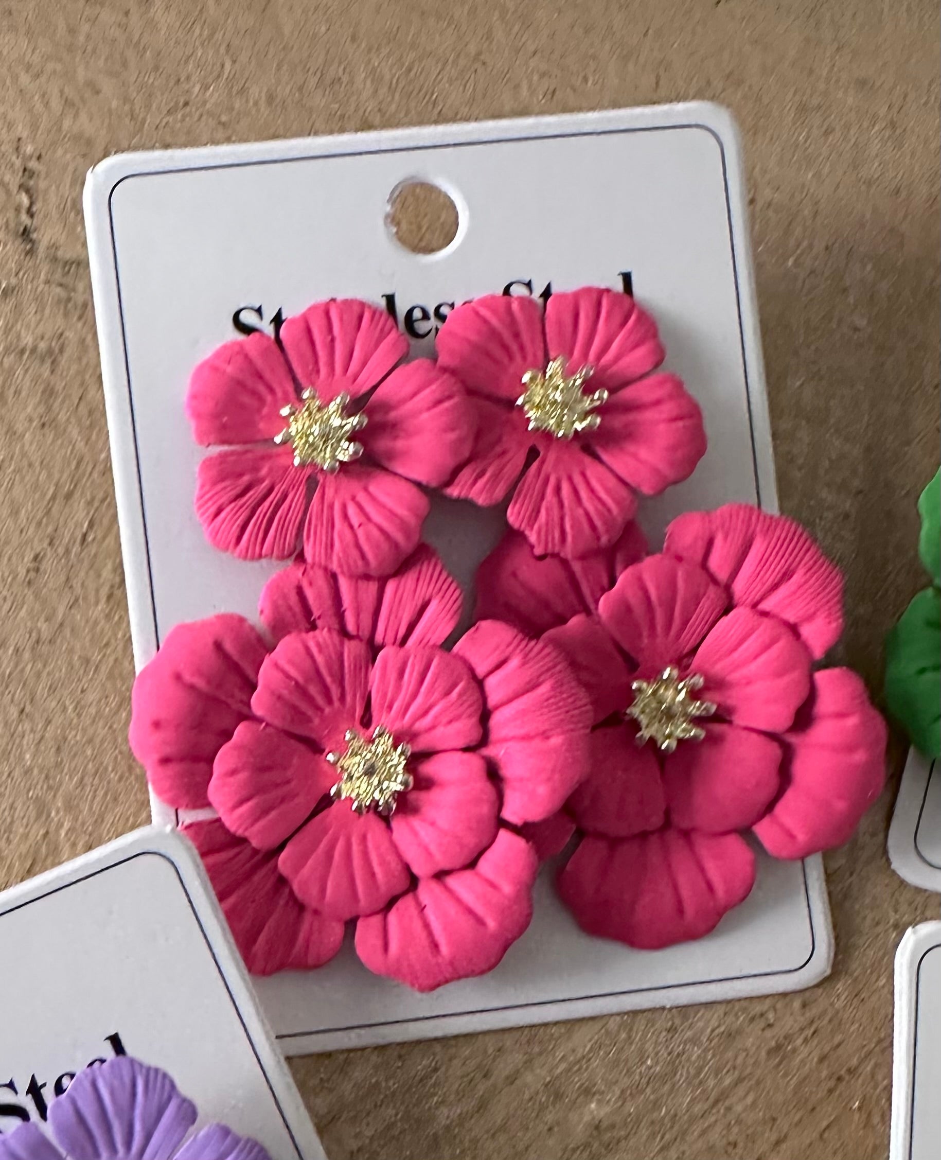 Orecchini fiori