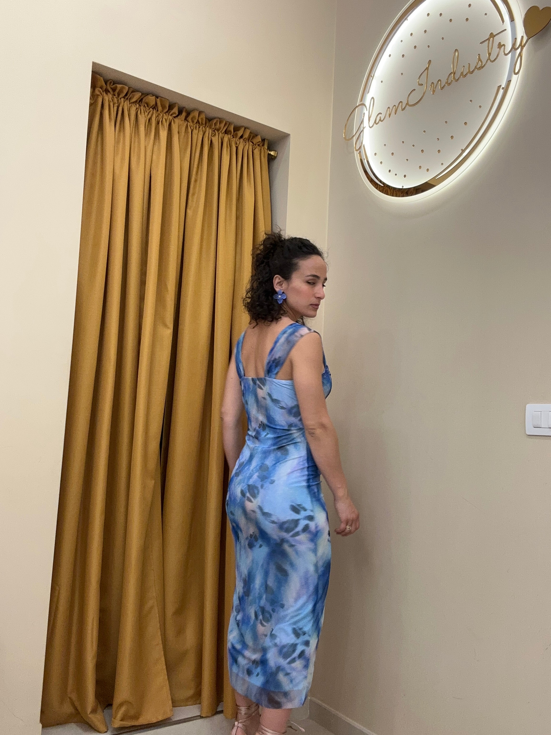 Tubino velato CELESTE