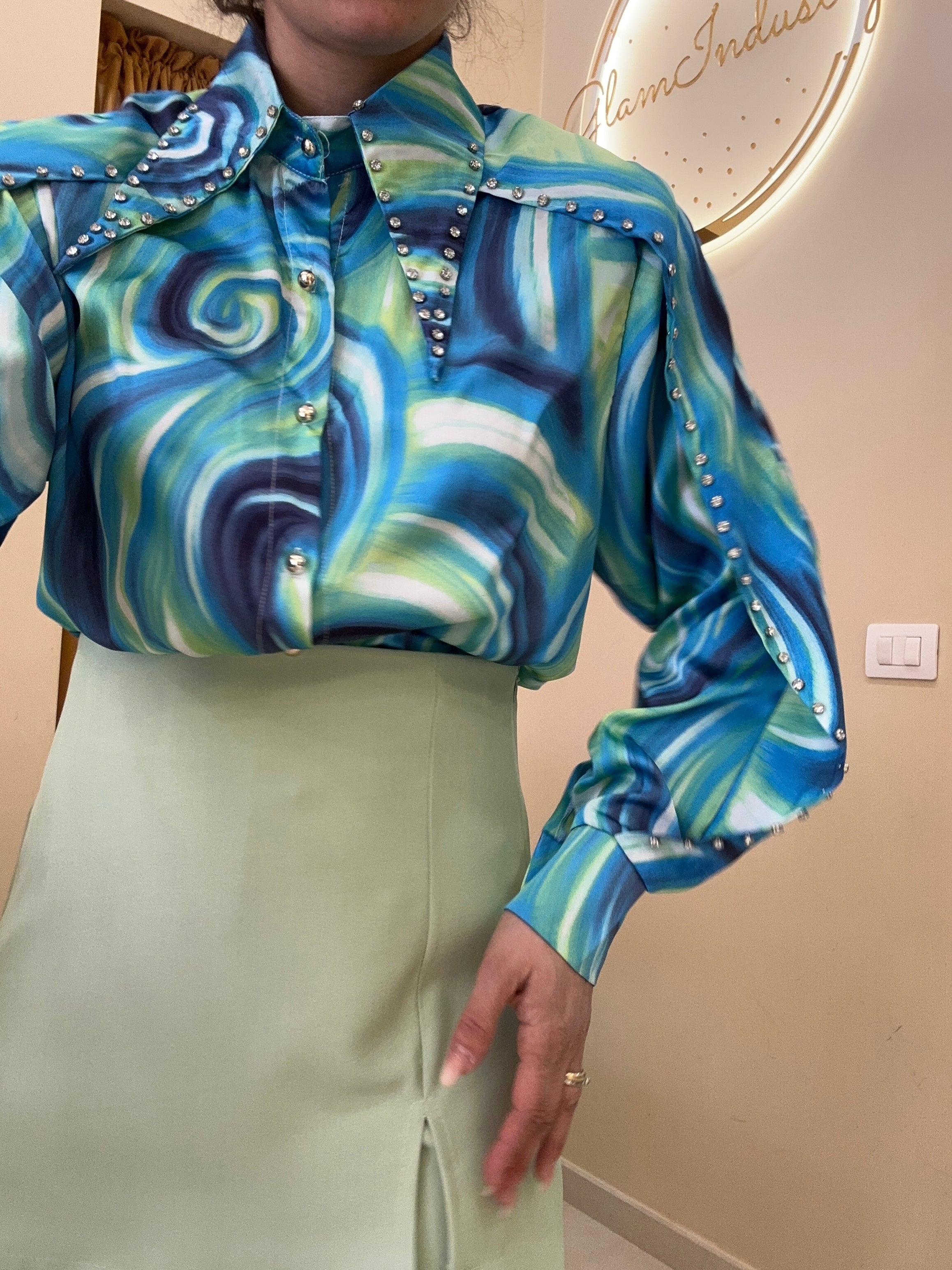 Camicia VG blu