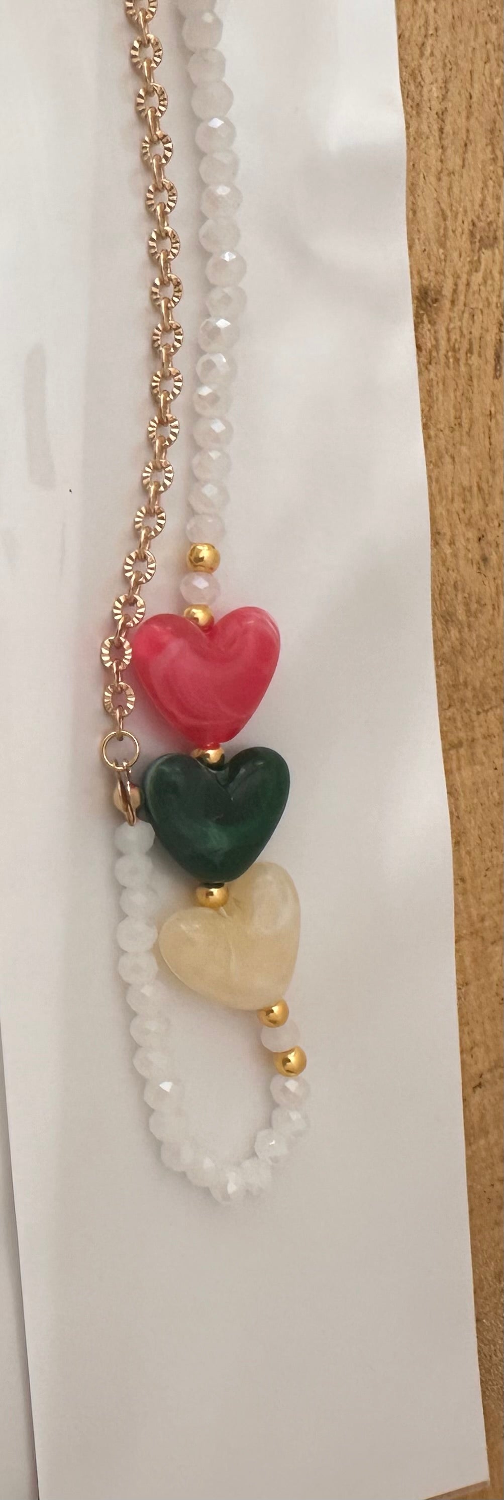 Collana tre cuori