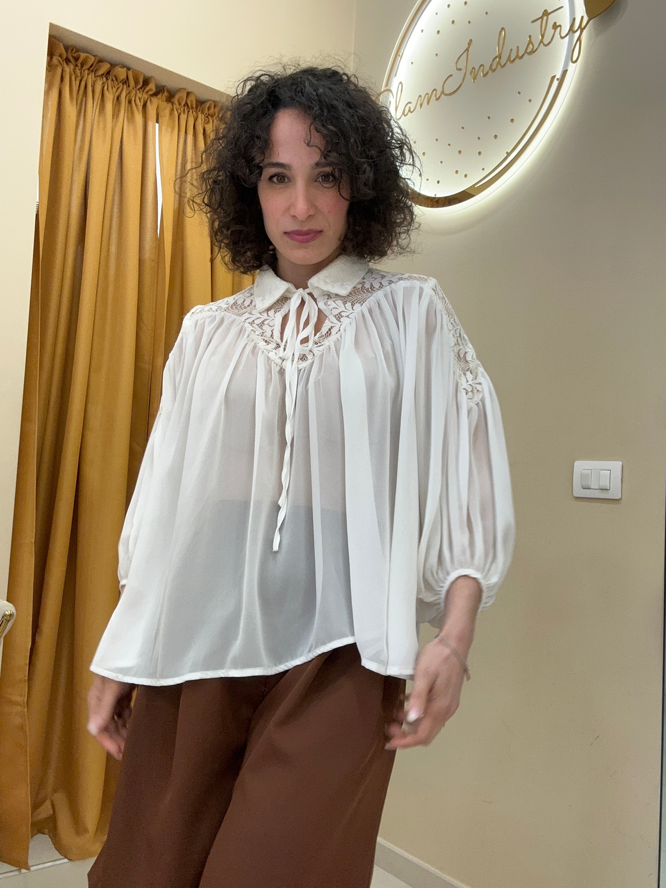 Blusa cuore bianca