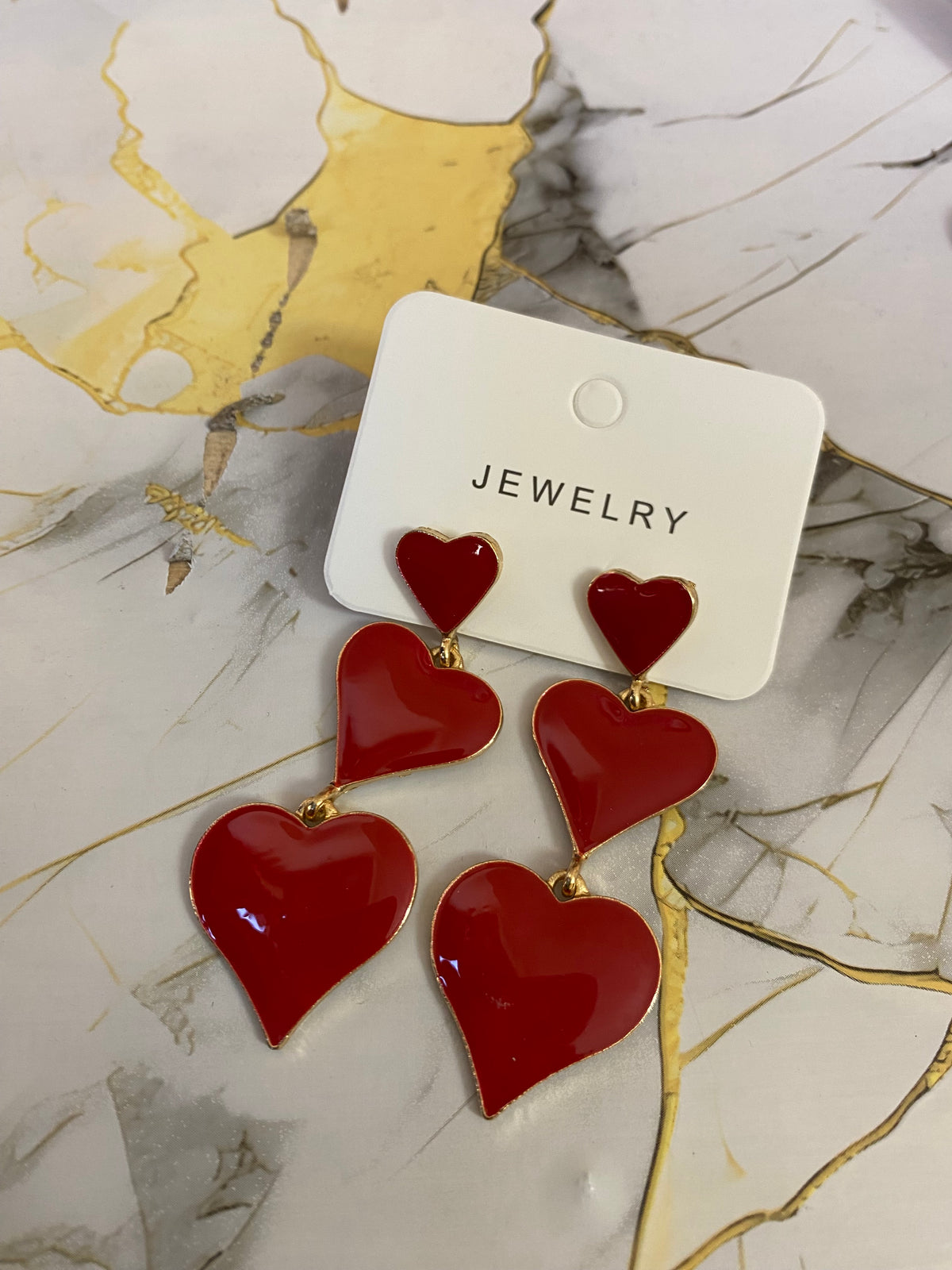 Orecchini cuore pendente