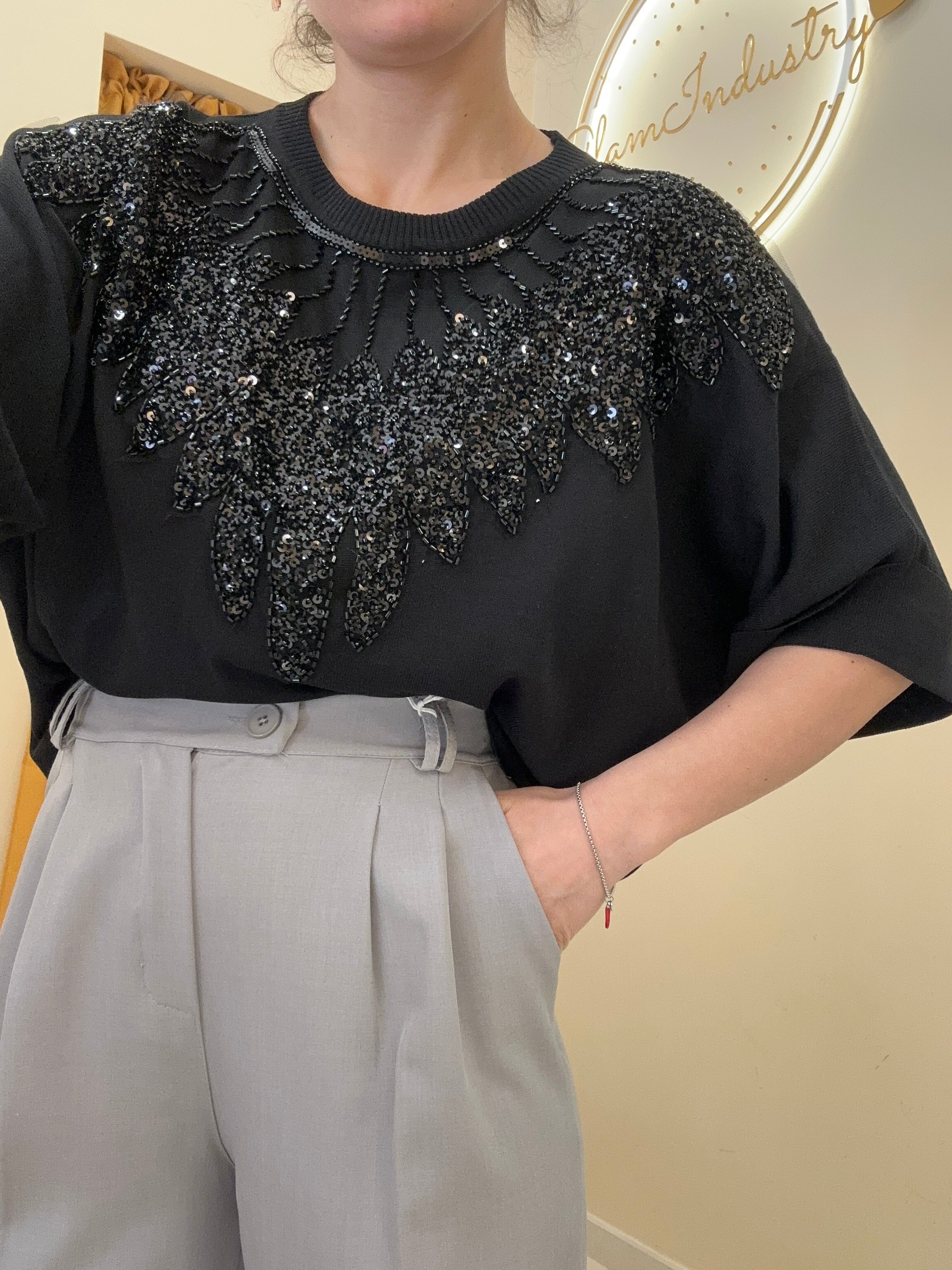 Maglia in filo “illuminazione”