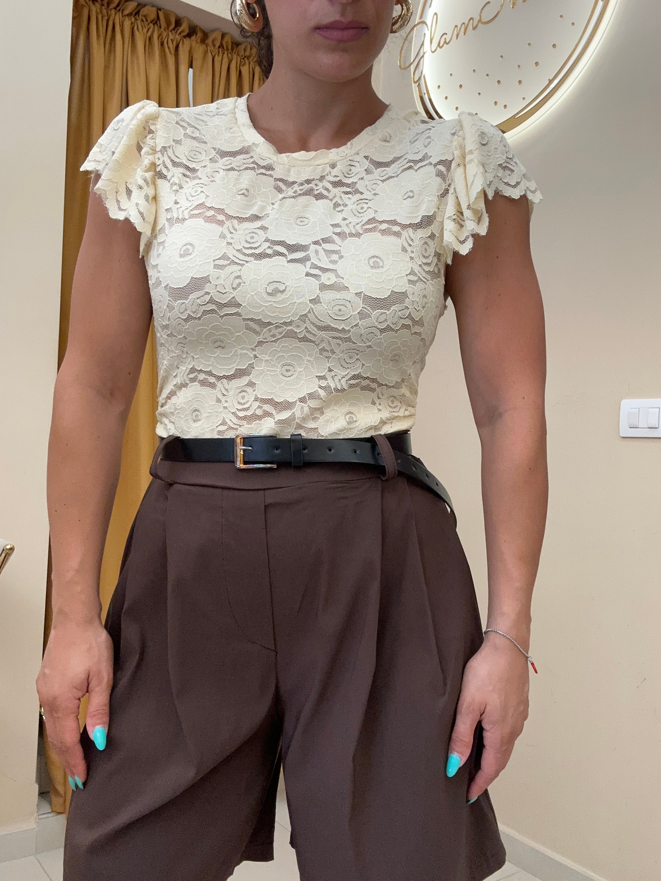 Blusa merletto