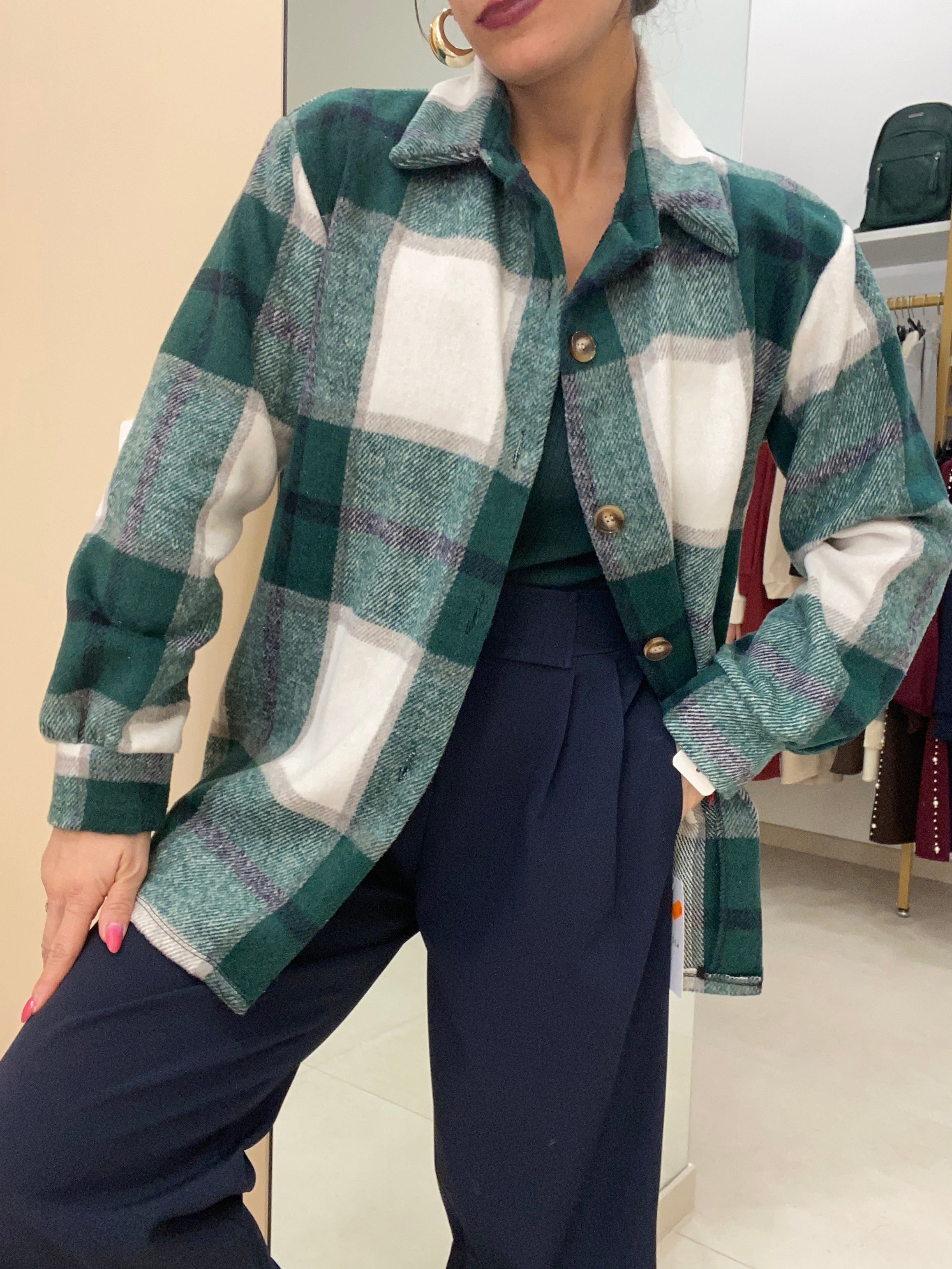 Maxi camicia/cappottino