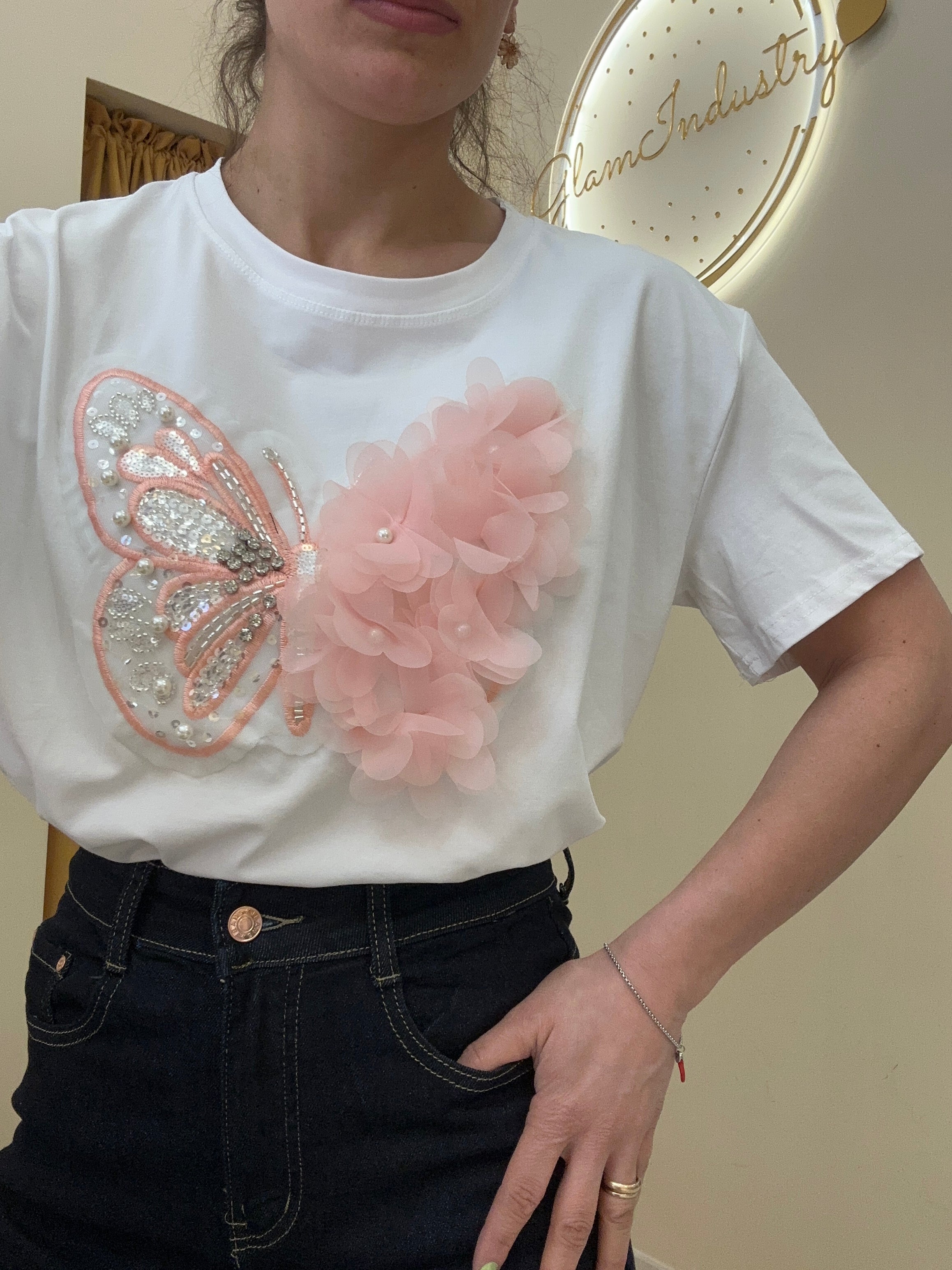 T-shirt farfalla