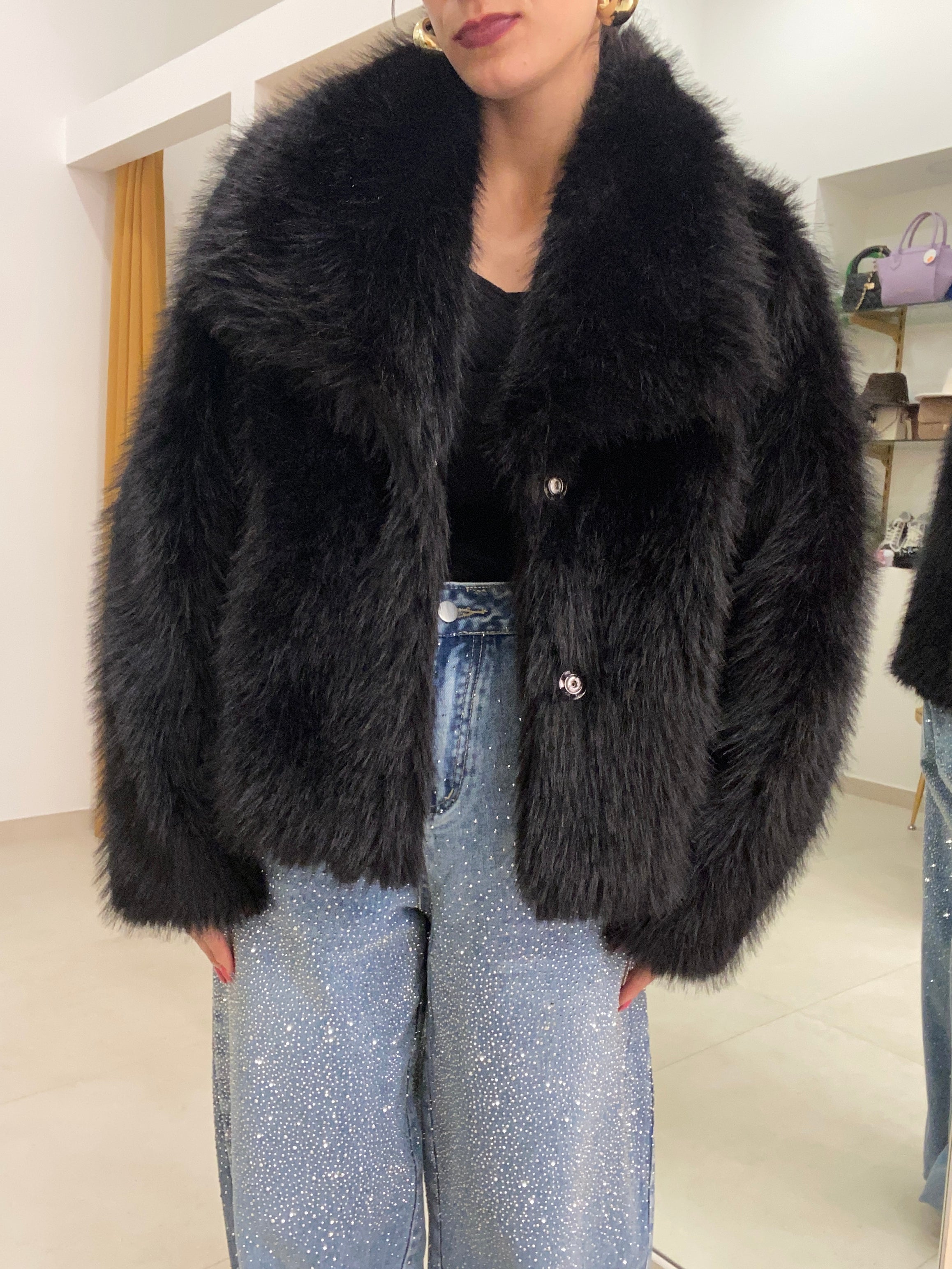 Eco pelliccia nero Seller