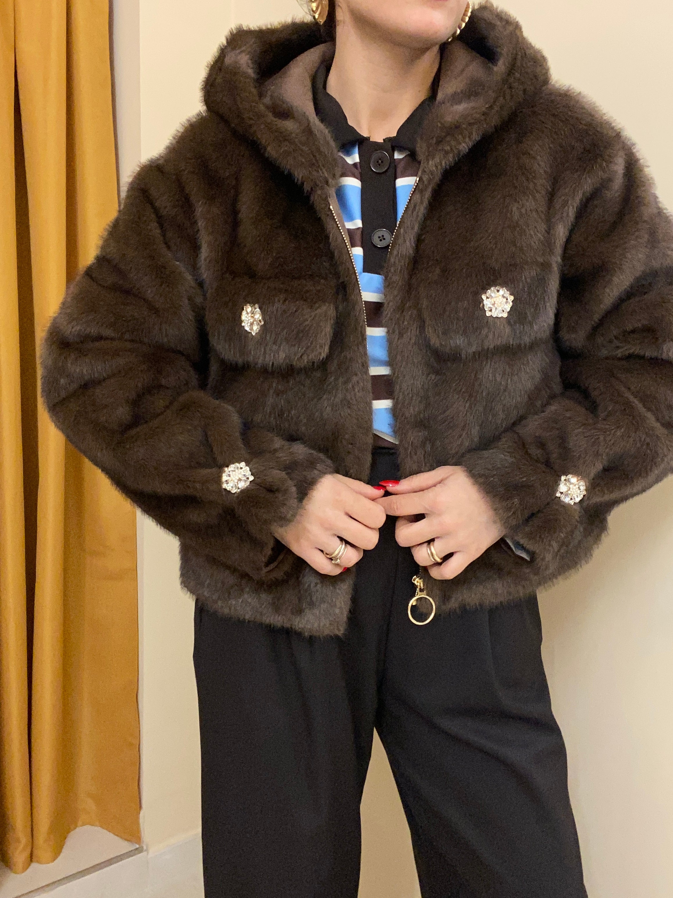 EcoVisone Top Marrone