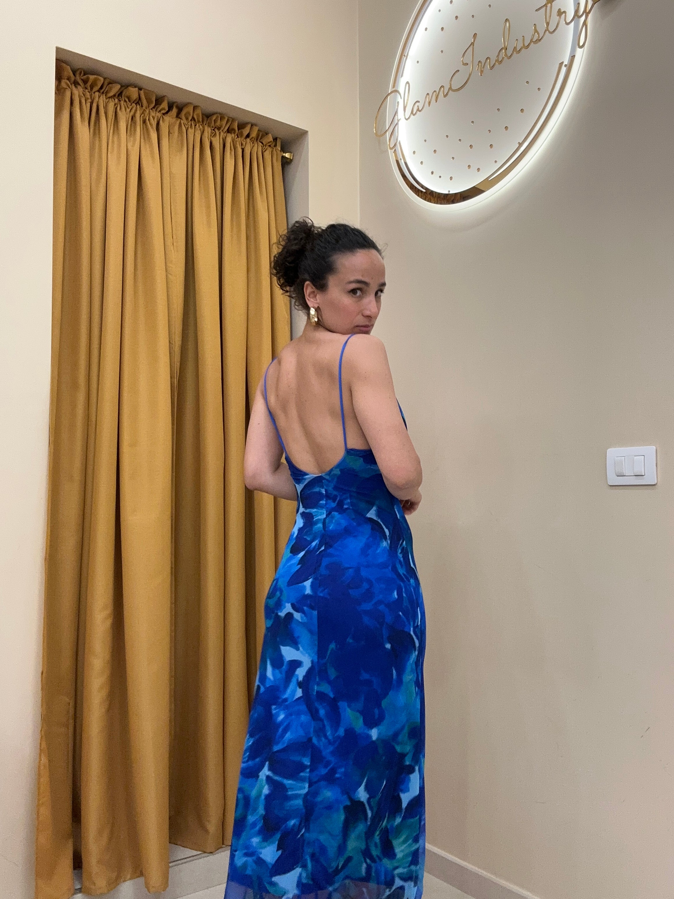 Abito Hawaii blu
