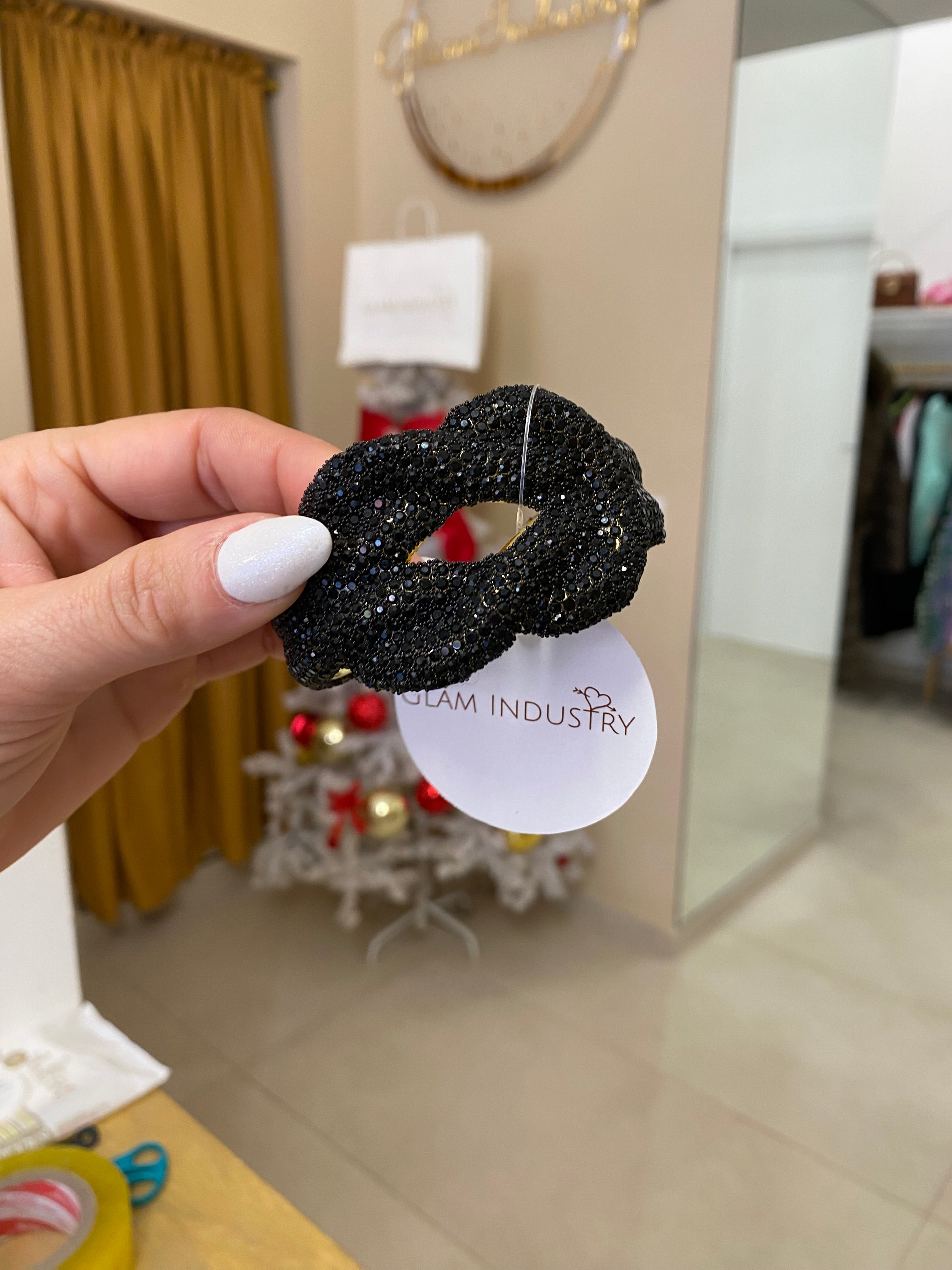 Bracciale nodo brillantini