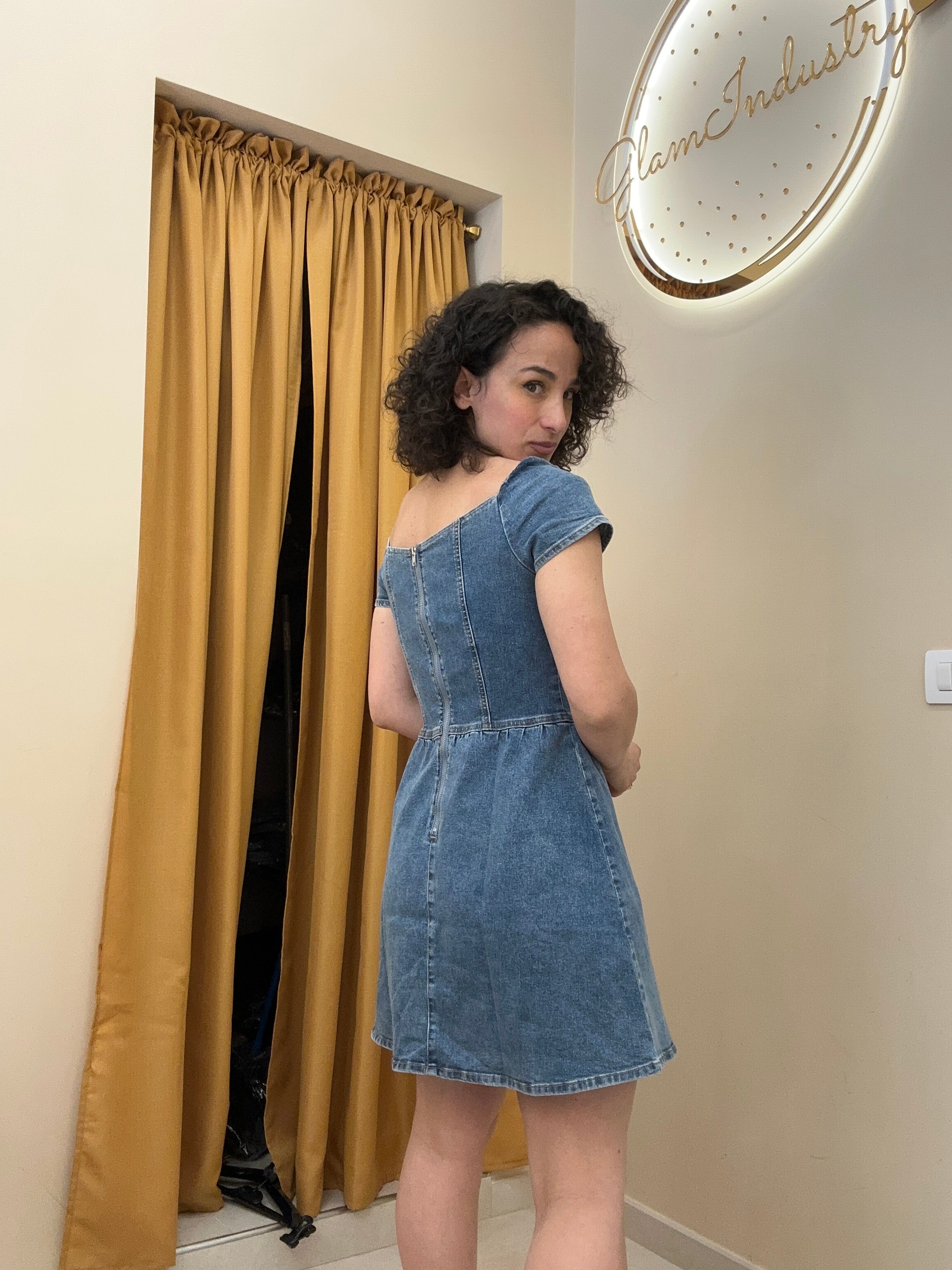 Abito cuore in jeans
