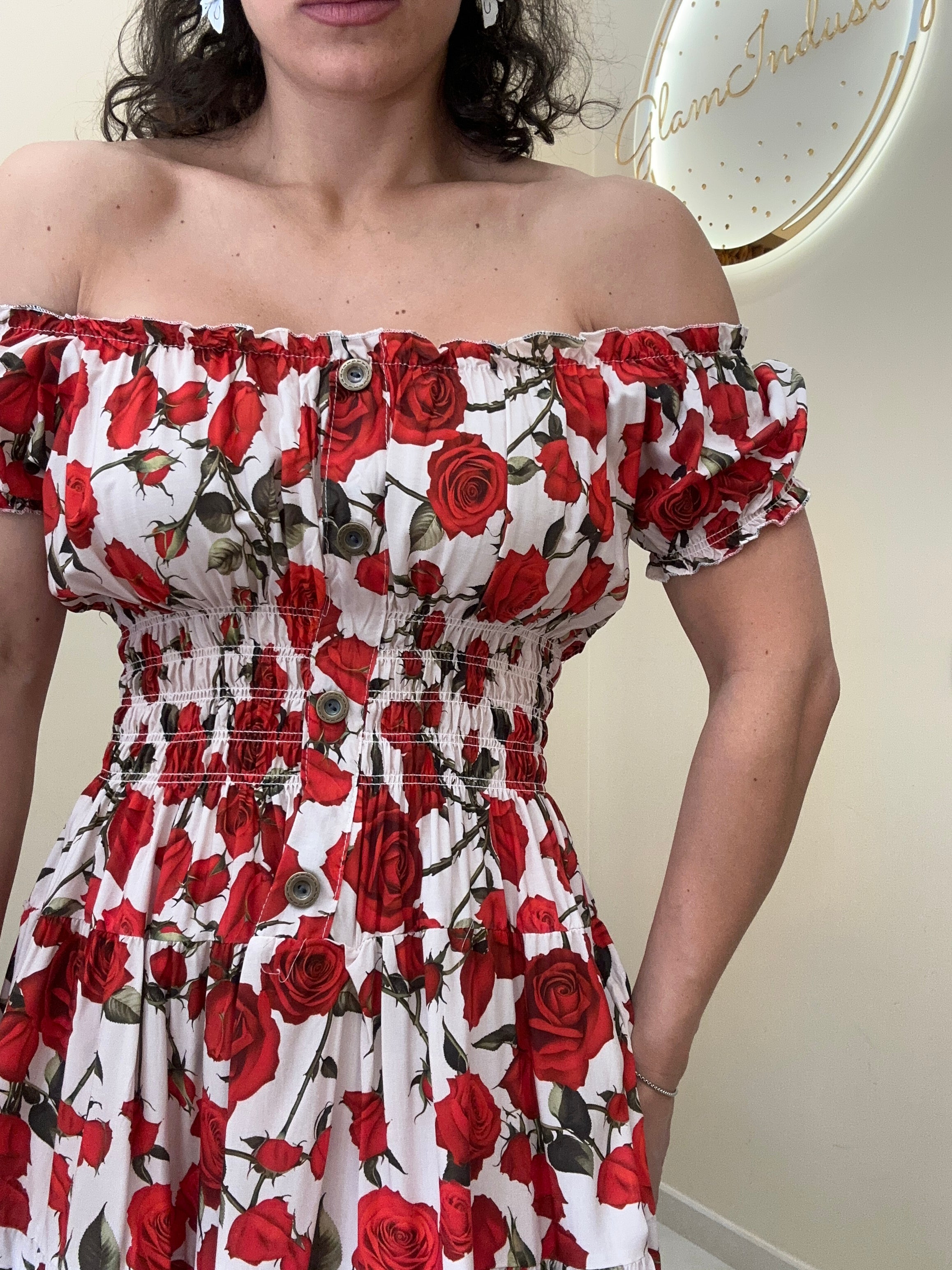 Abito rose rosse per te