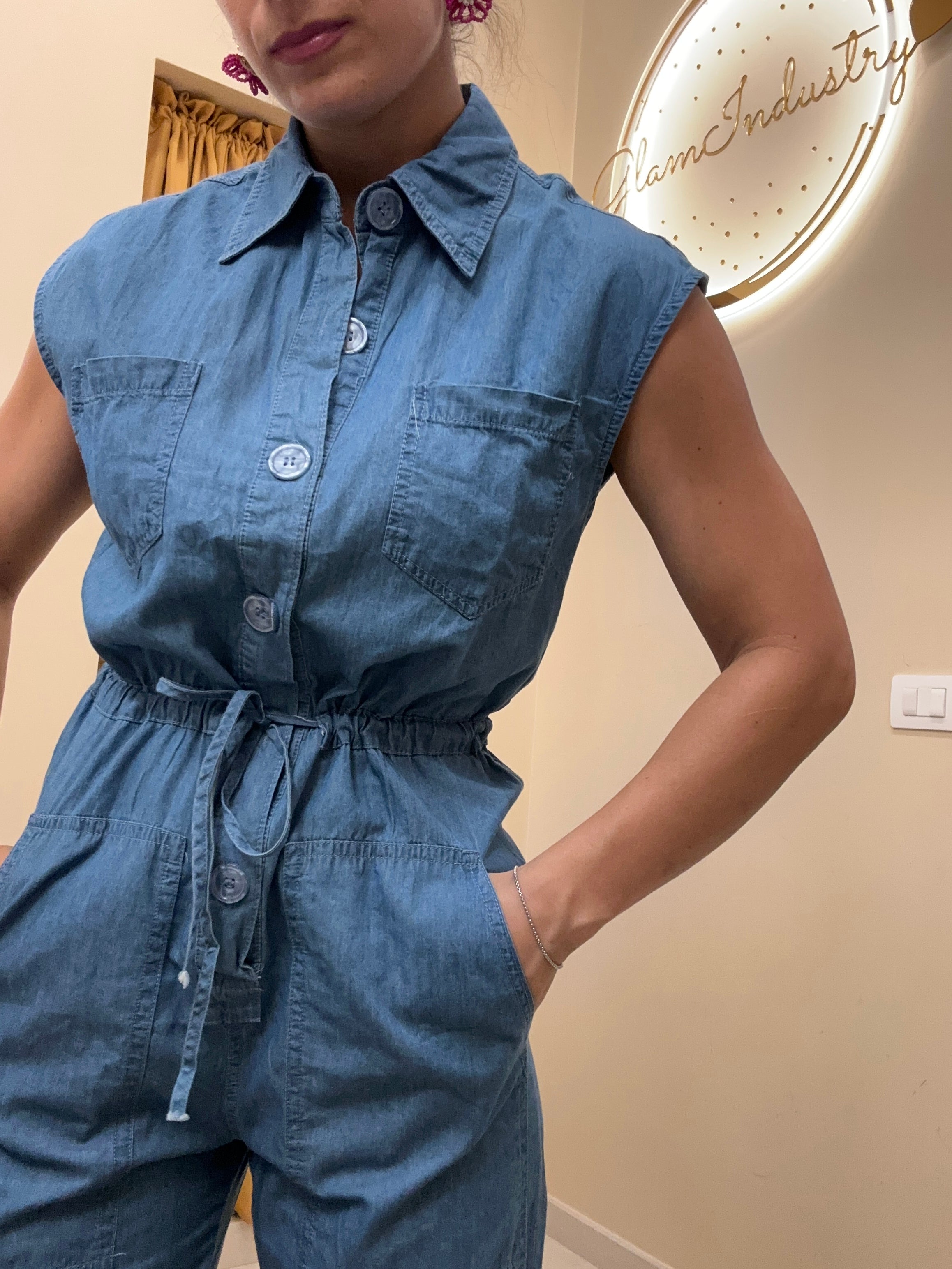 Tuta leggera denim