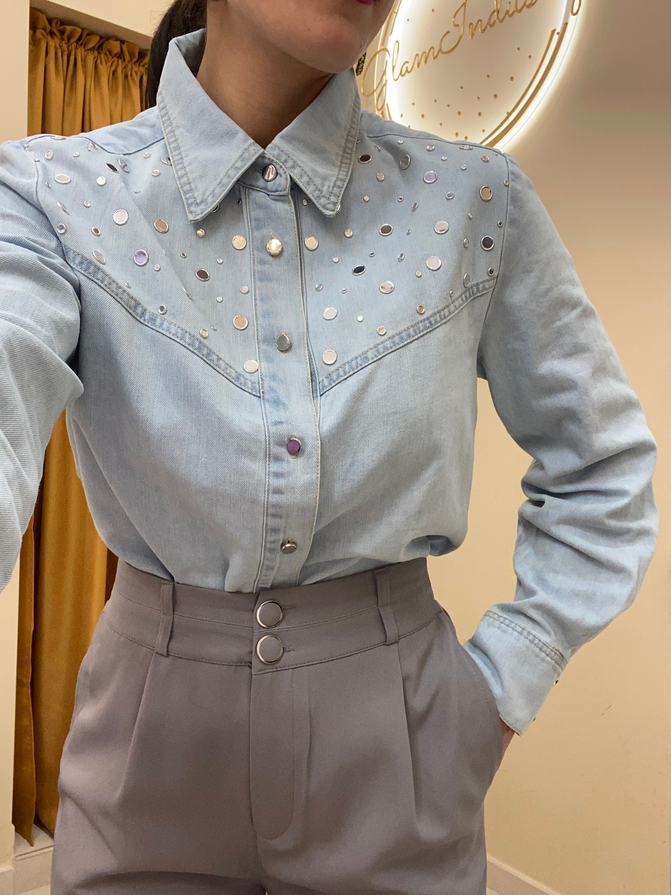 Camicia borchie