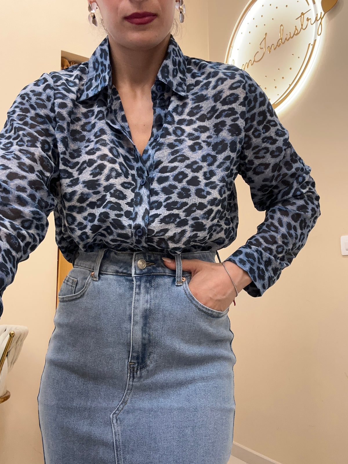 Camicia animalier