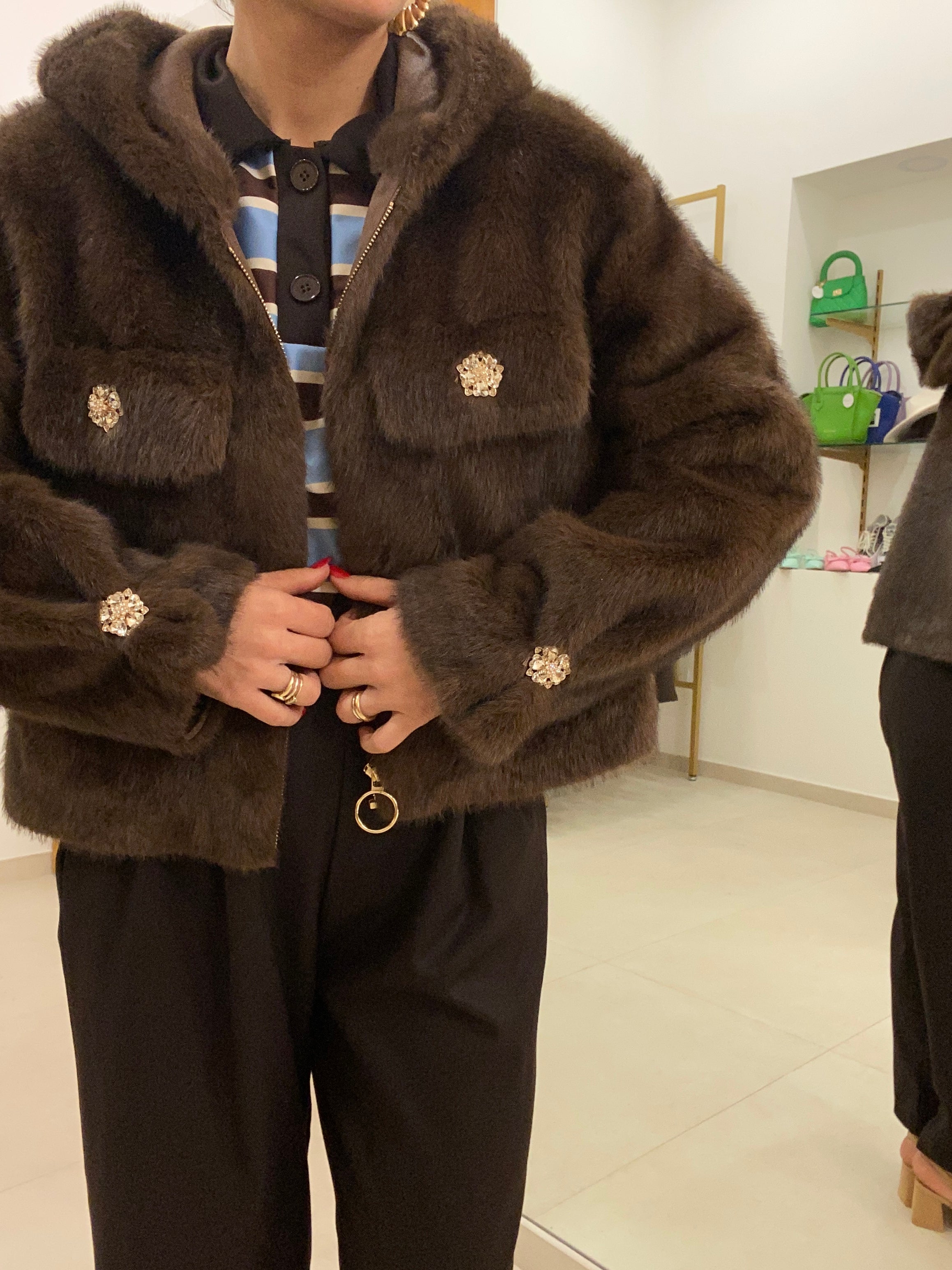 EcoVisone Top Marrone