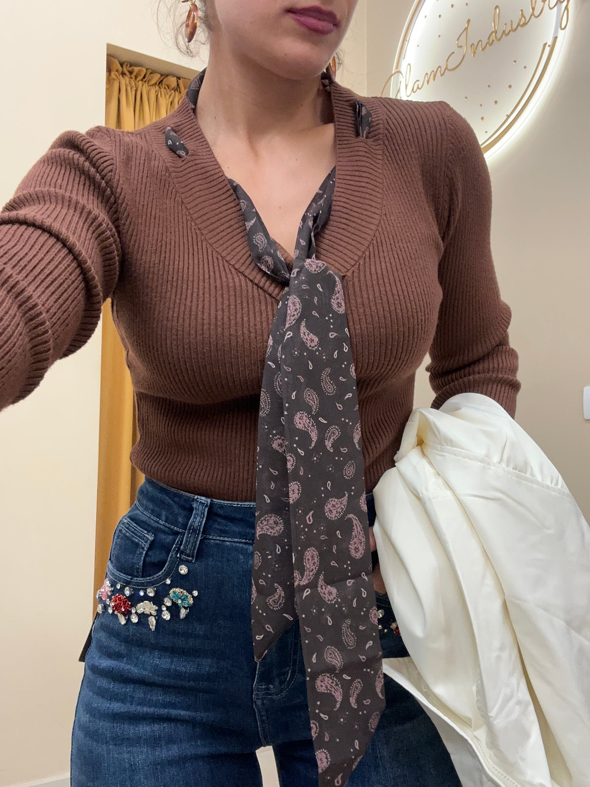 Maglia cravatta