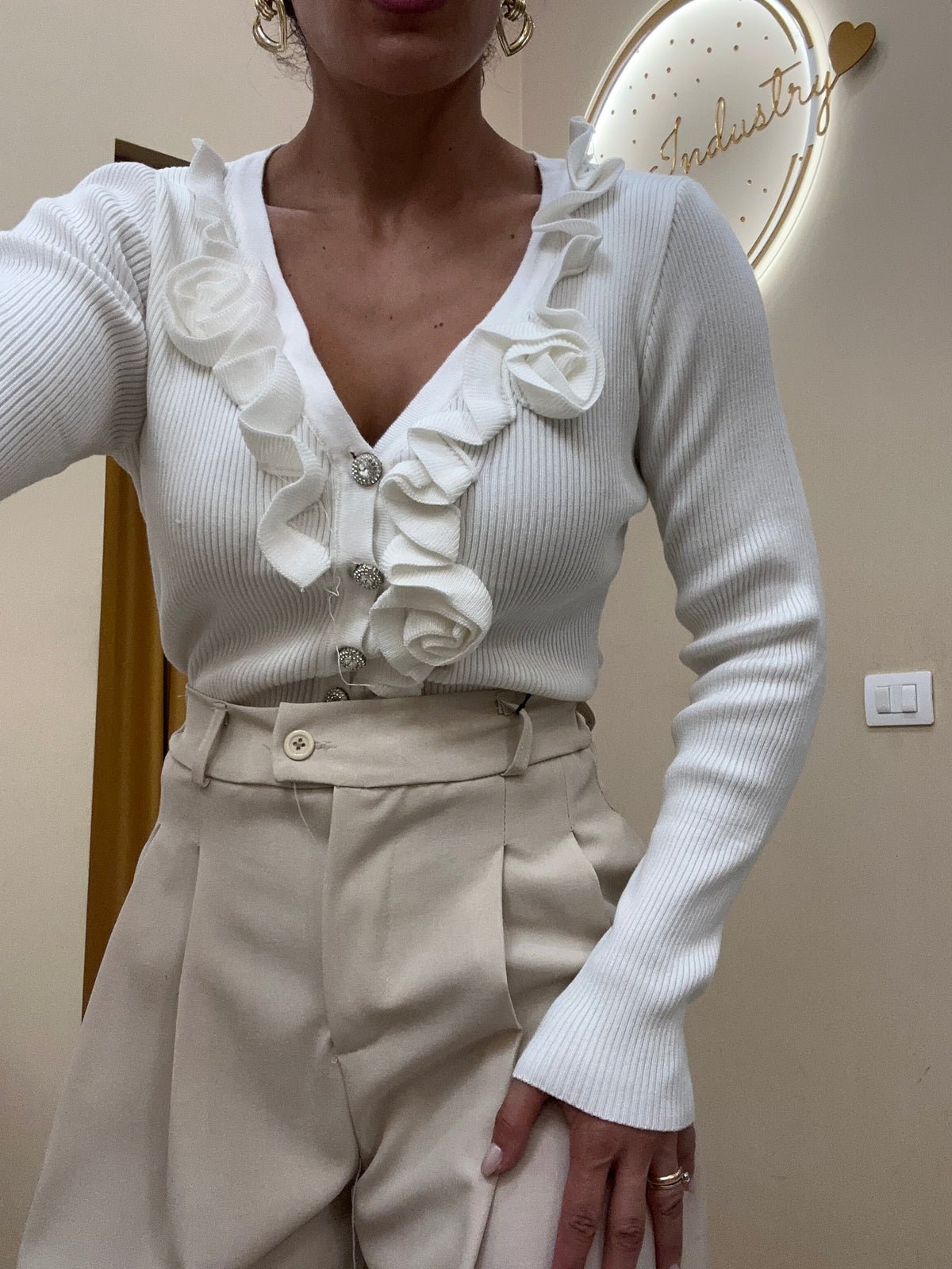 Cardigan rose