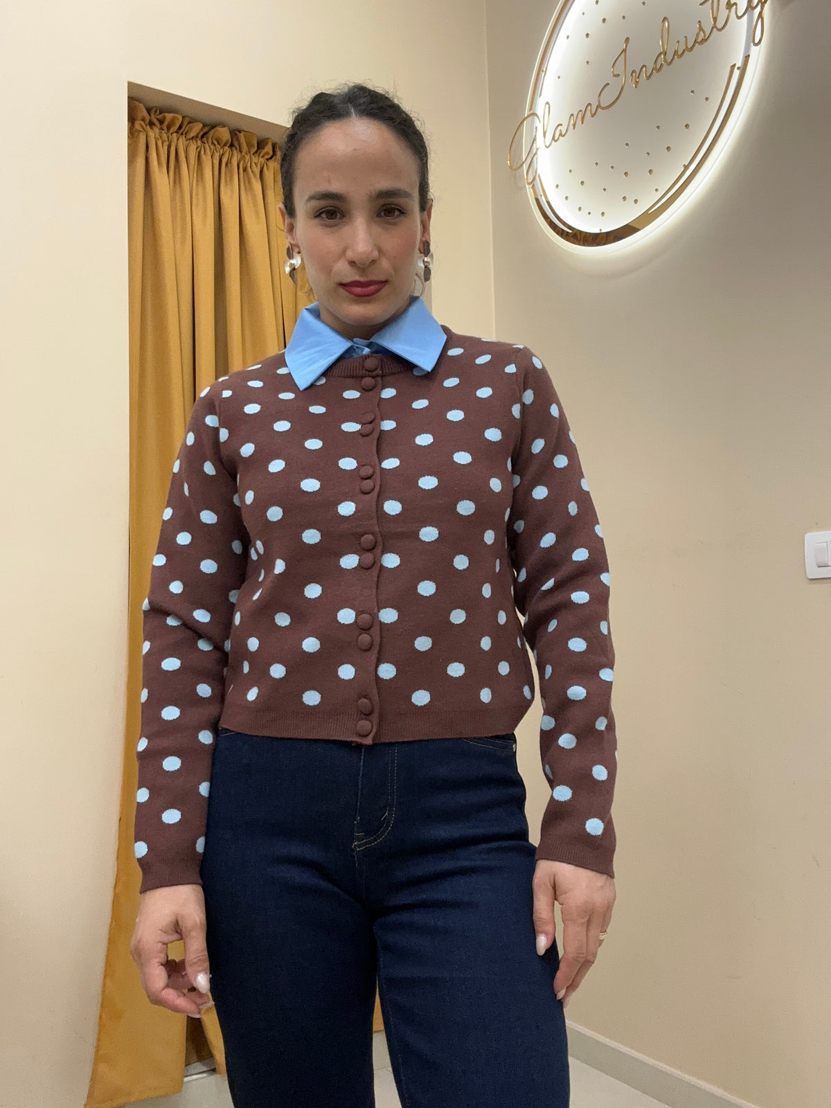Cardigan pois