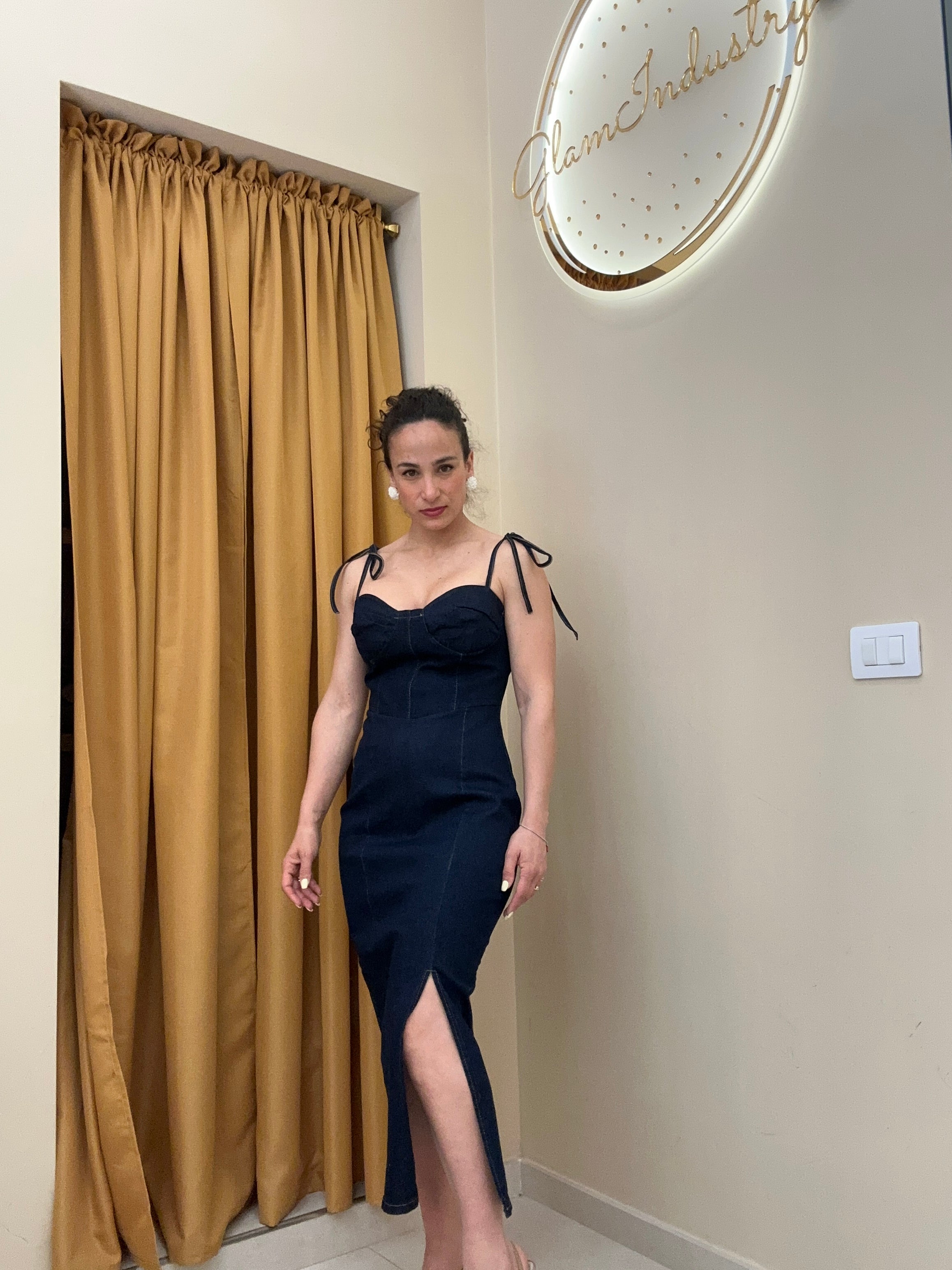 Abito cuore denim