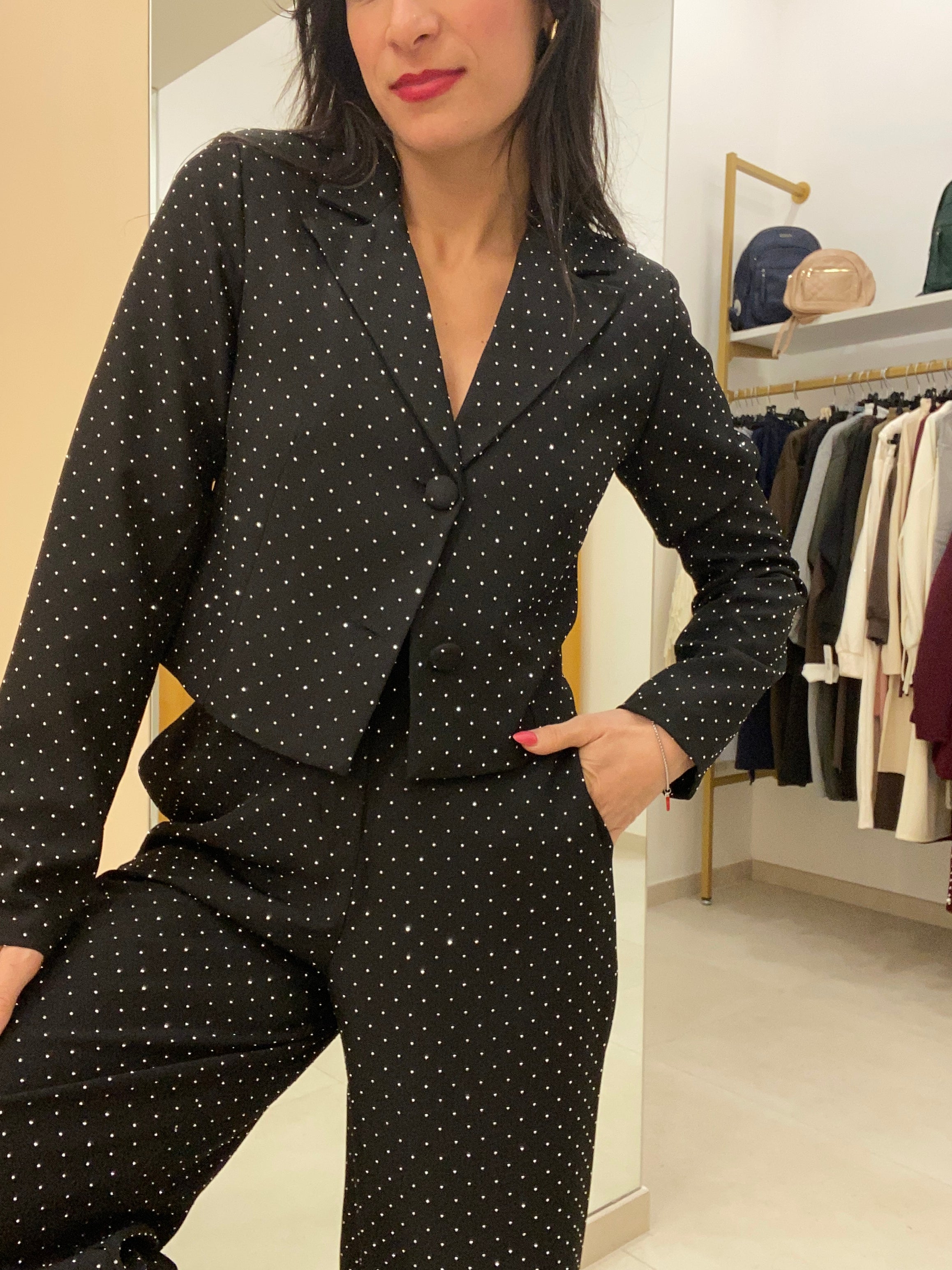 Tailleur Brillantini NERO
