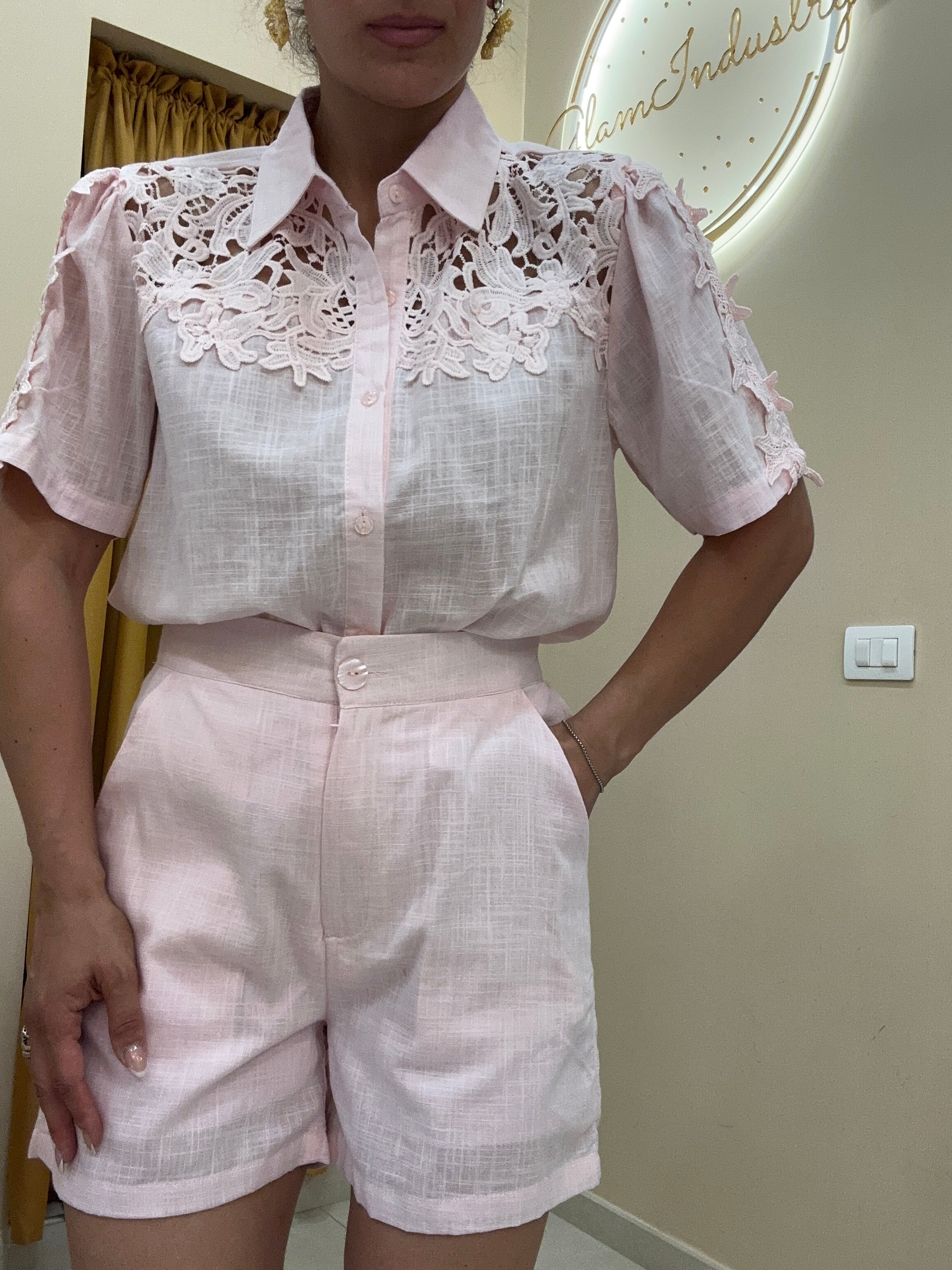 Coordinato con camicia chic