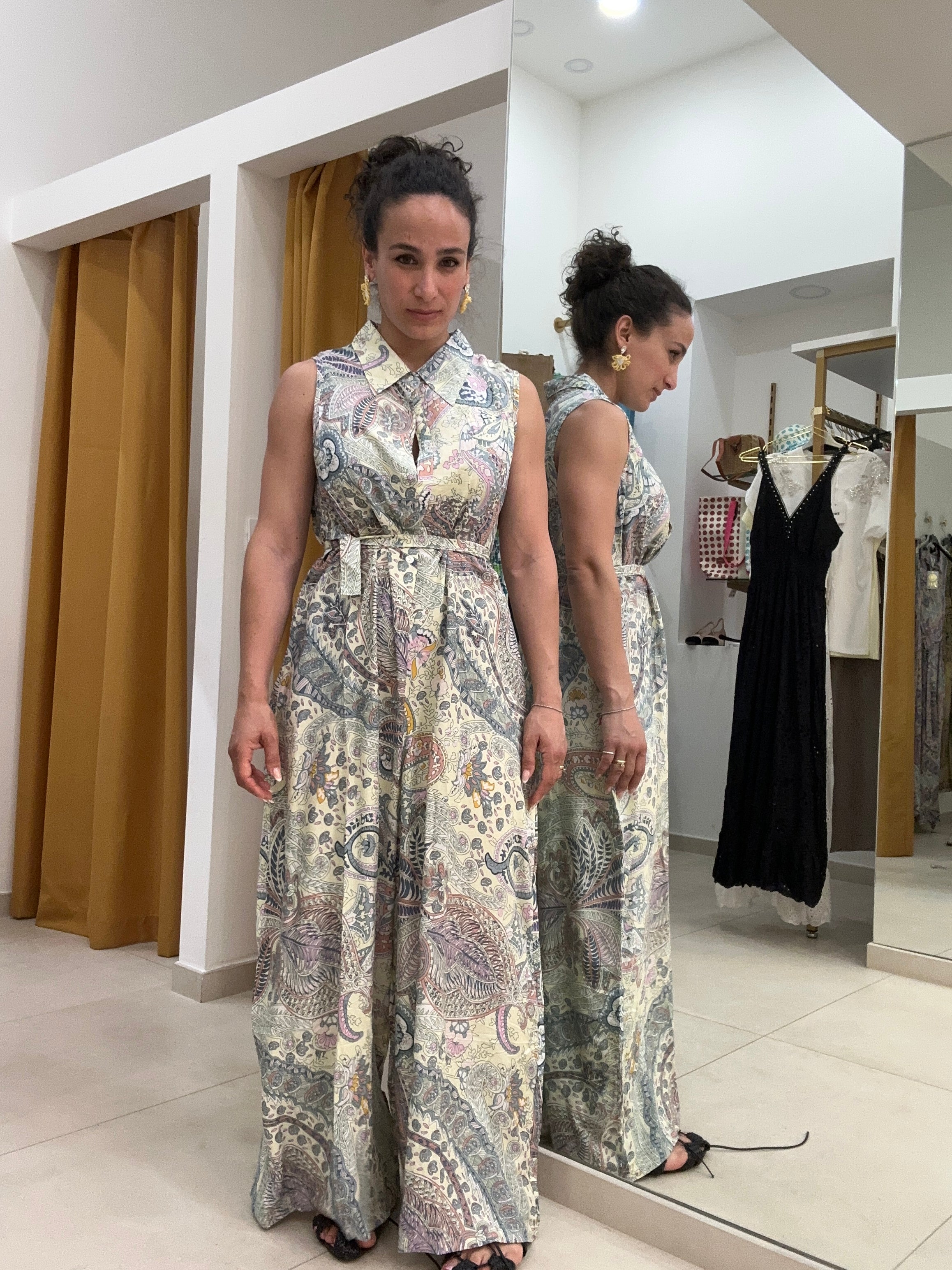 Tuta India camicia GIALLA