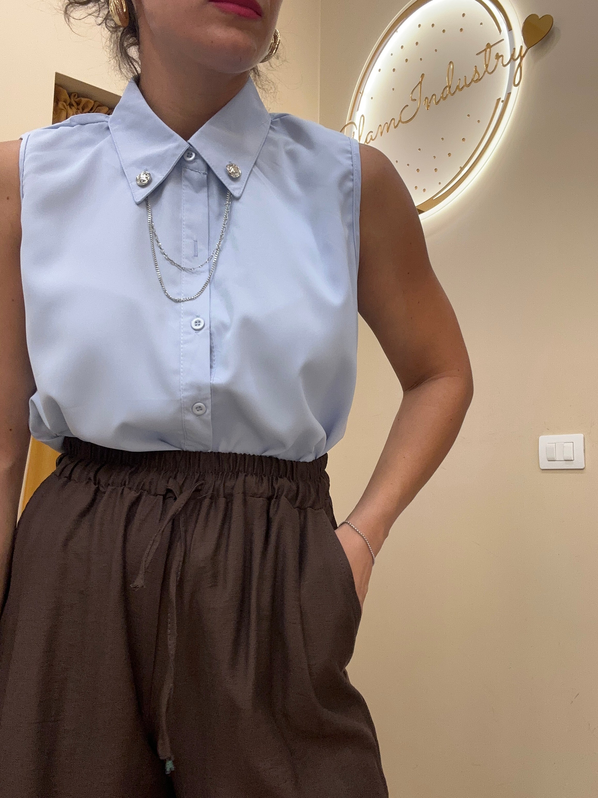 Camicia bottoni colletto