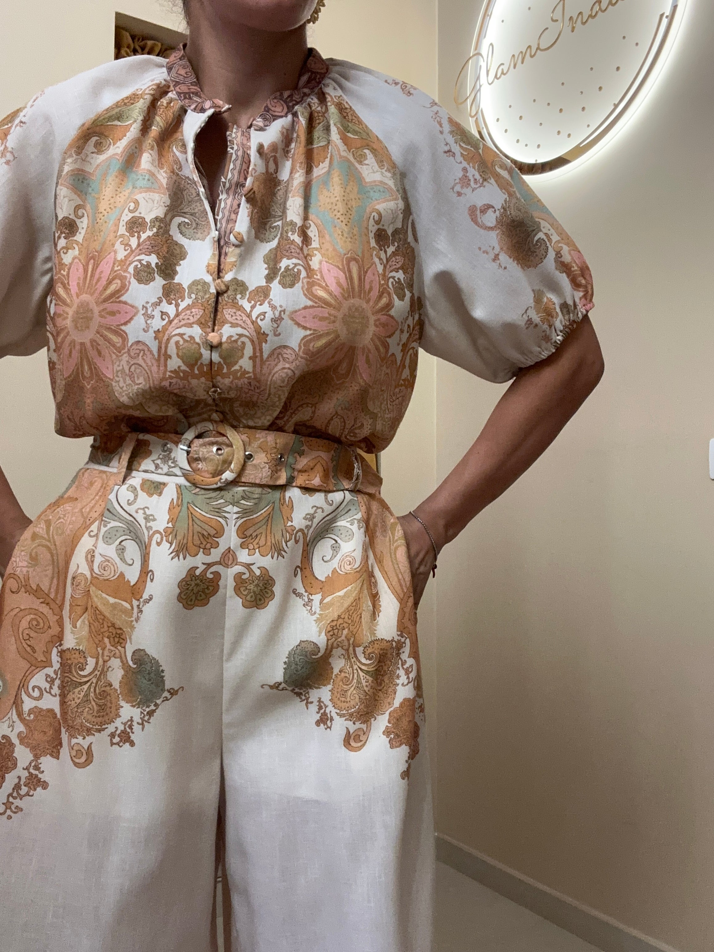 Coordinato pantalone BIANCO