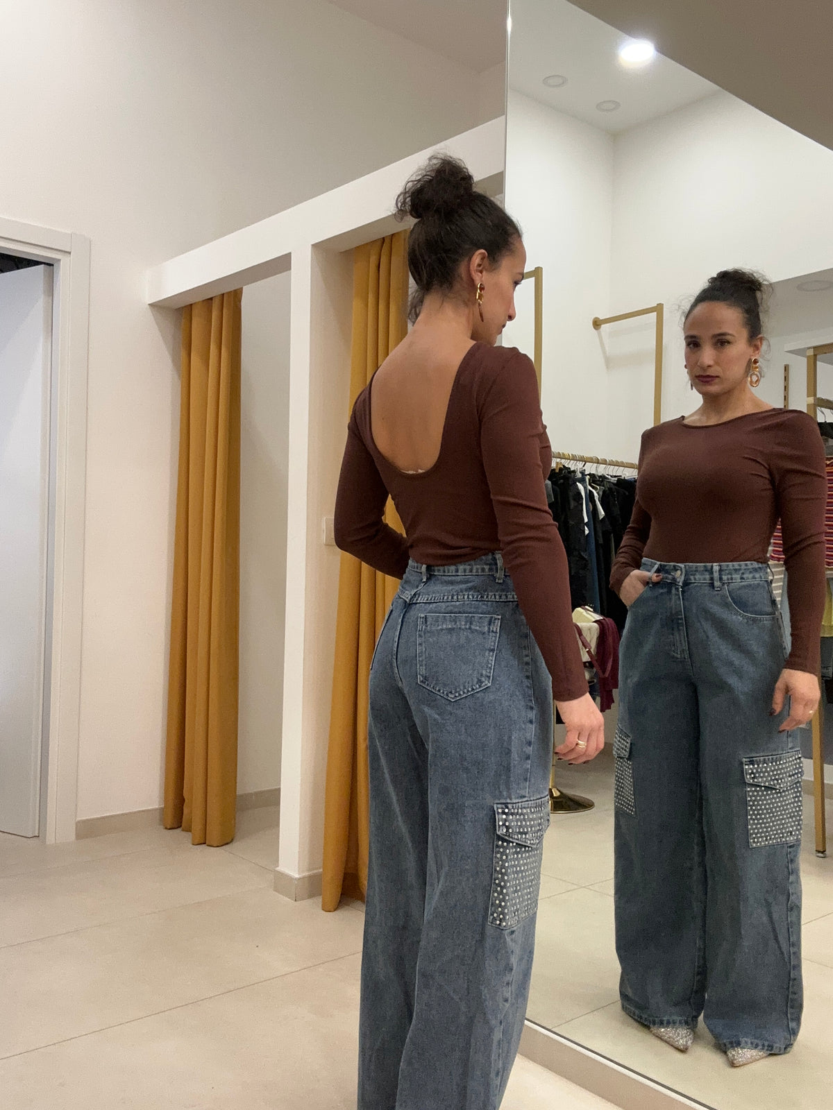 Body scollatura a costine