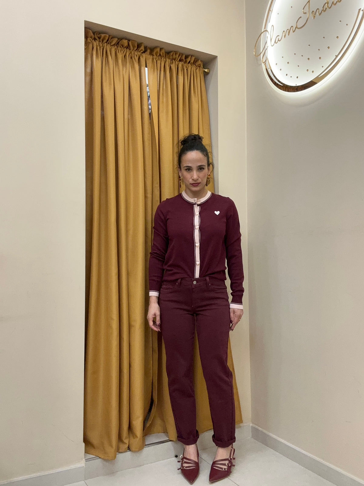 Jeans bordeaux