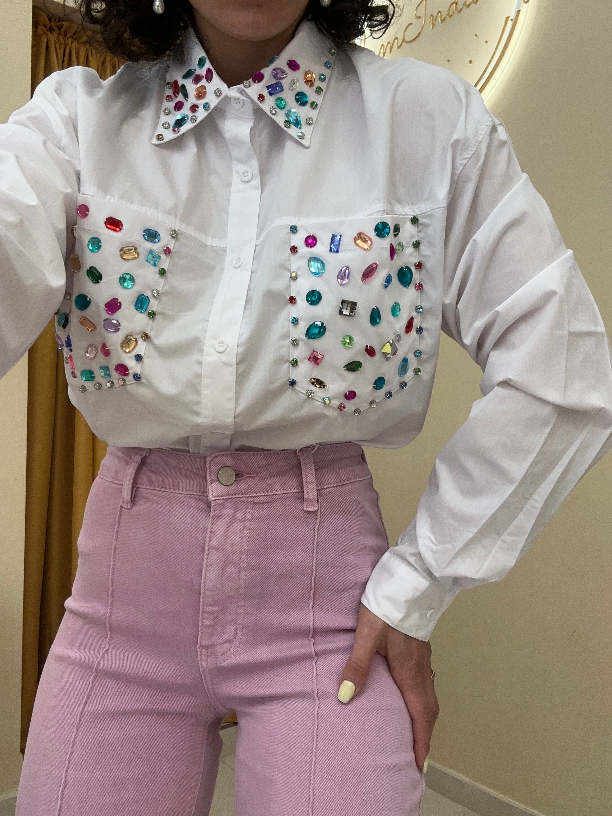 Camicia pietre pink