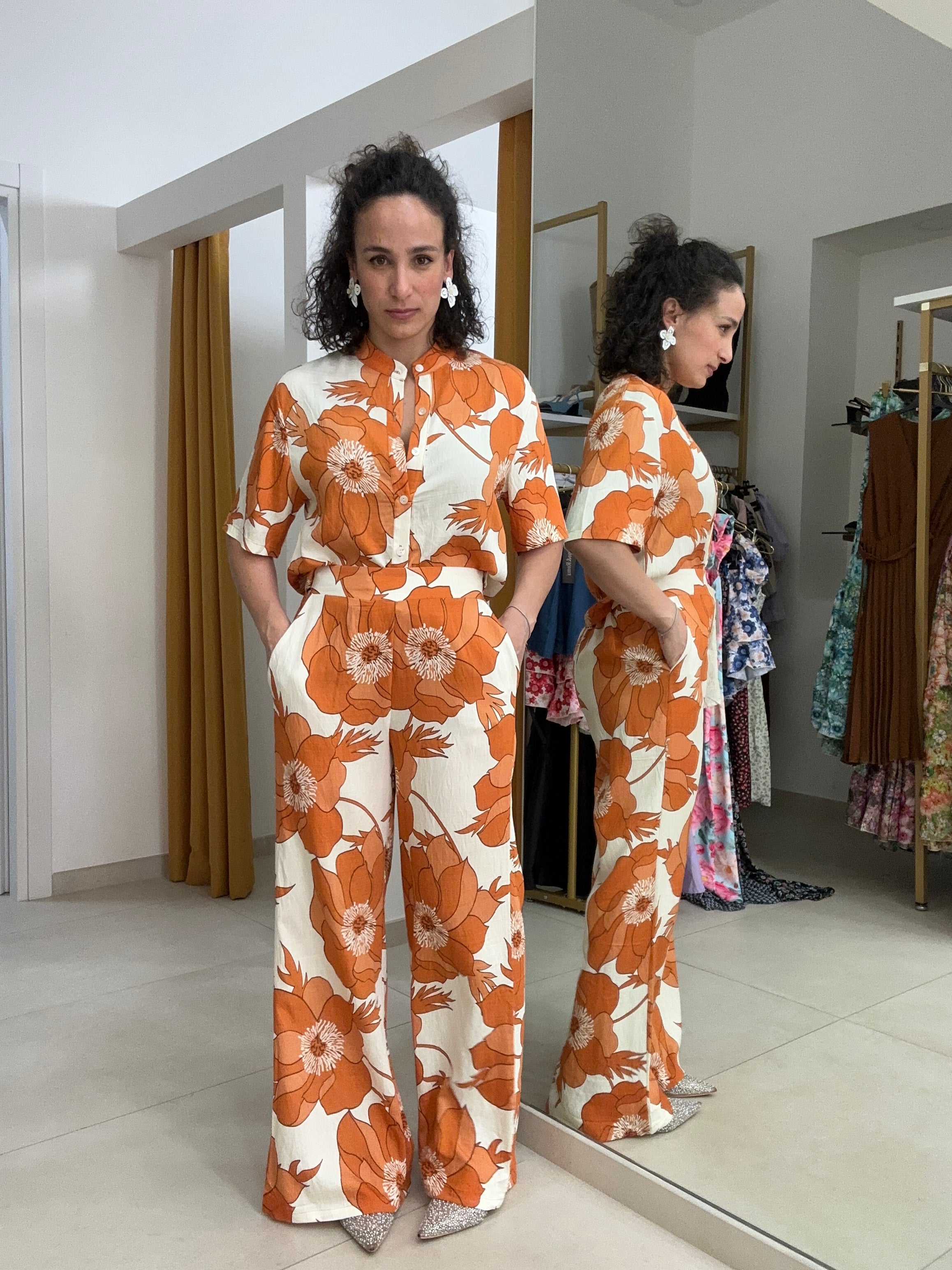Coordinato pantalone ARANCIO