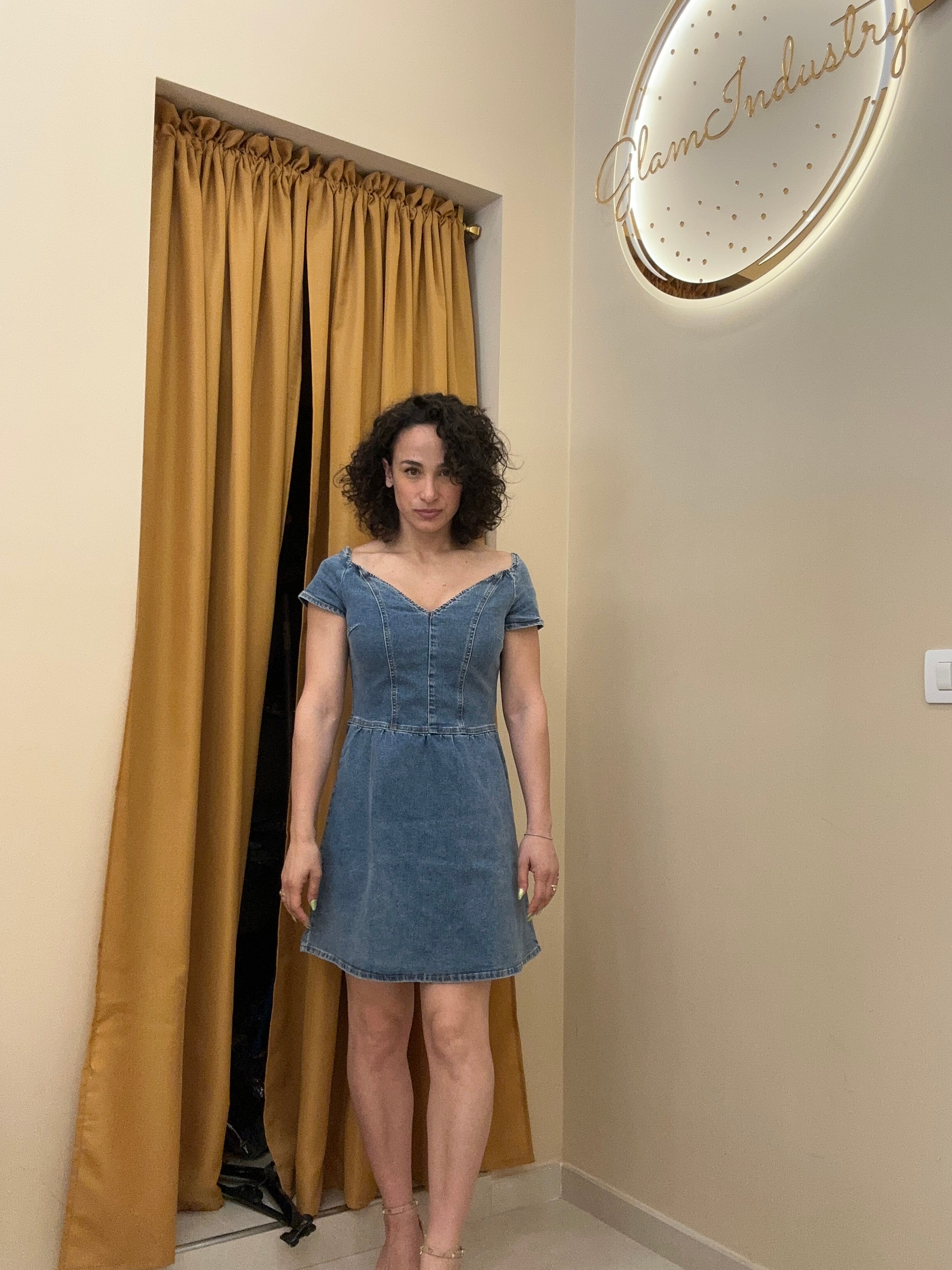 Abito cuore in jeans