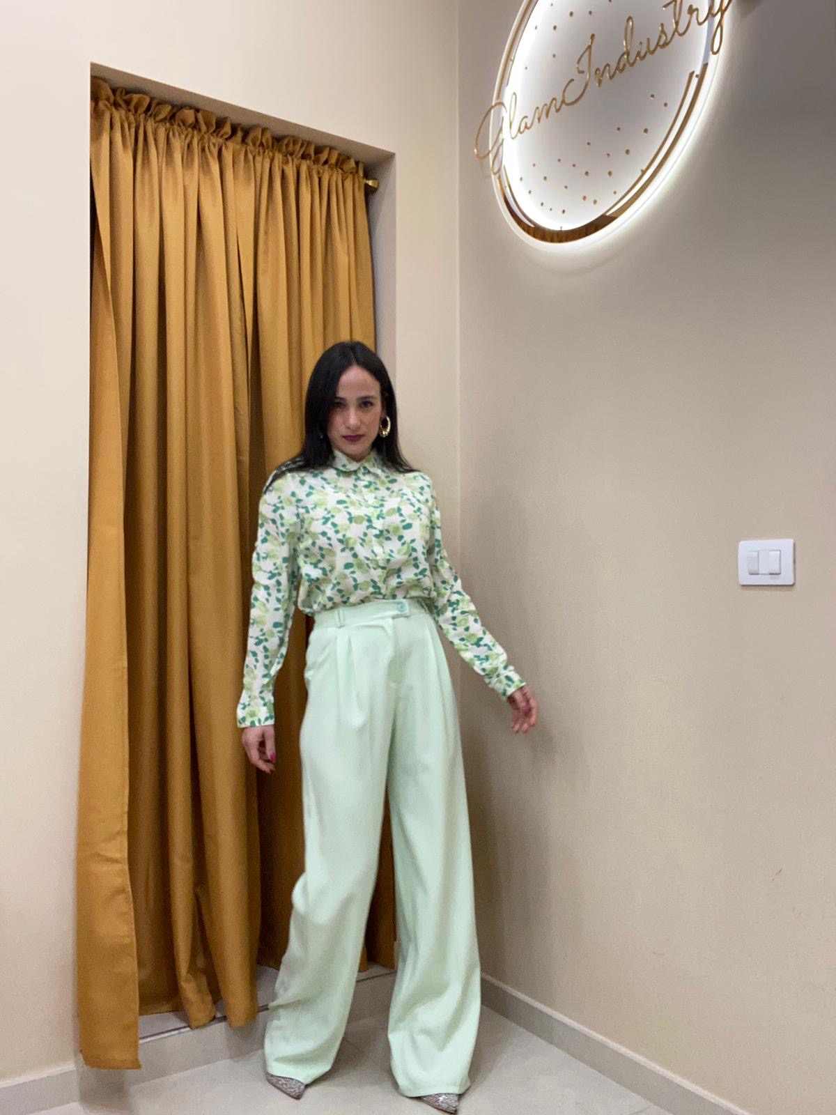Pantalone palazzo uomo spring