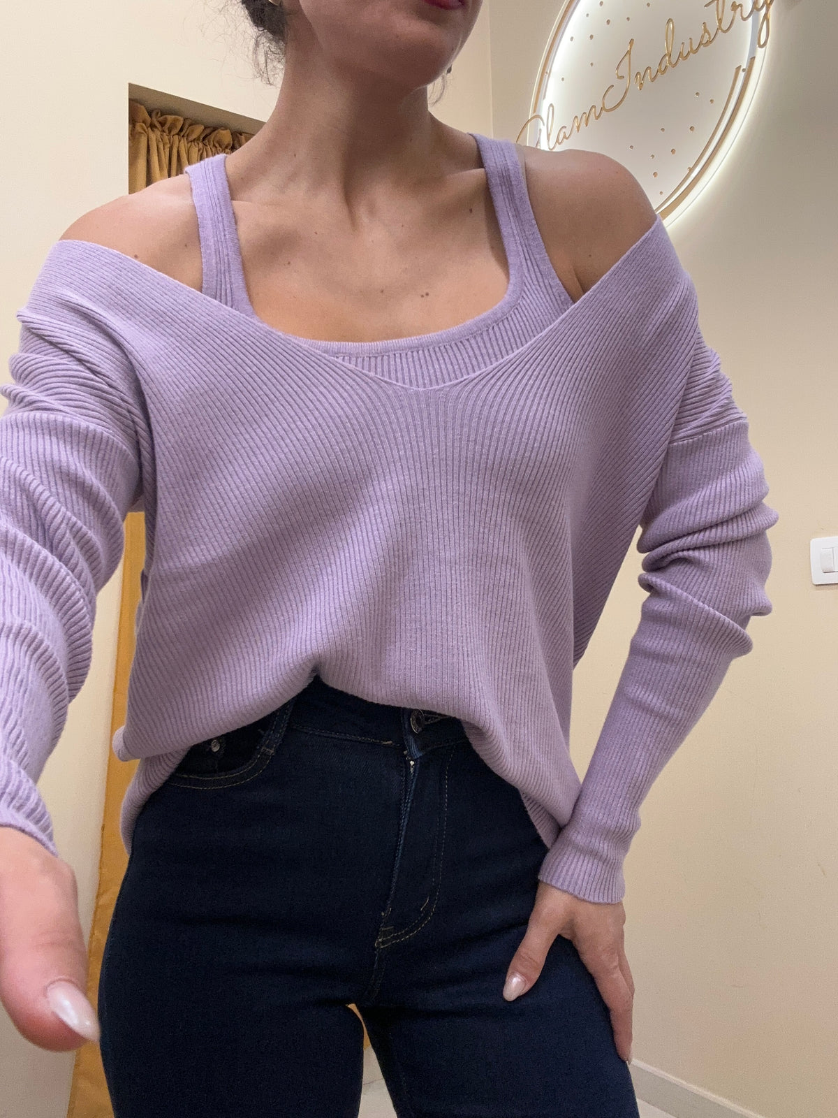 Twin-set con maglia
