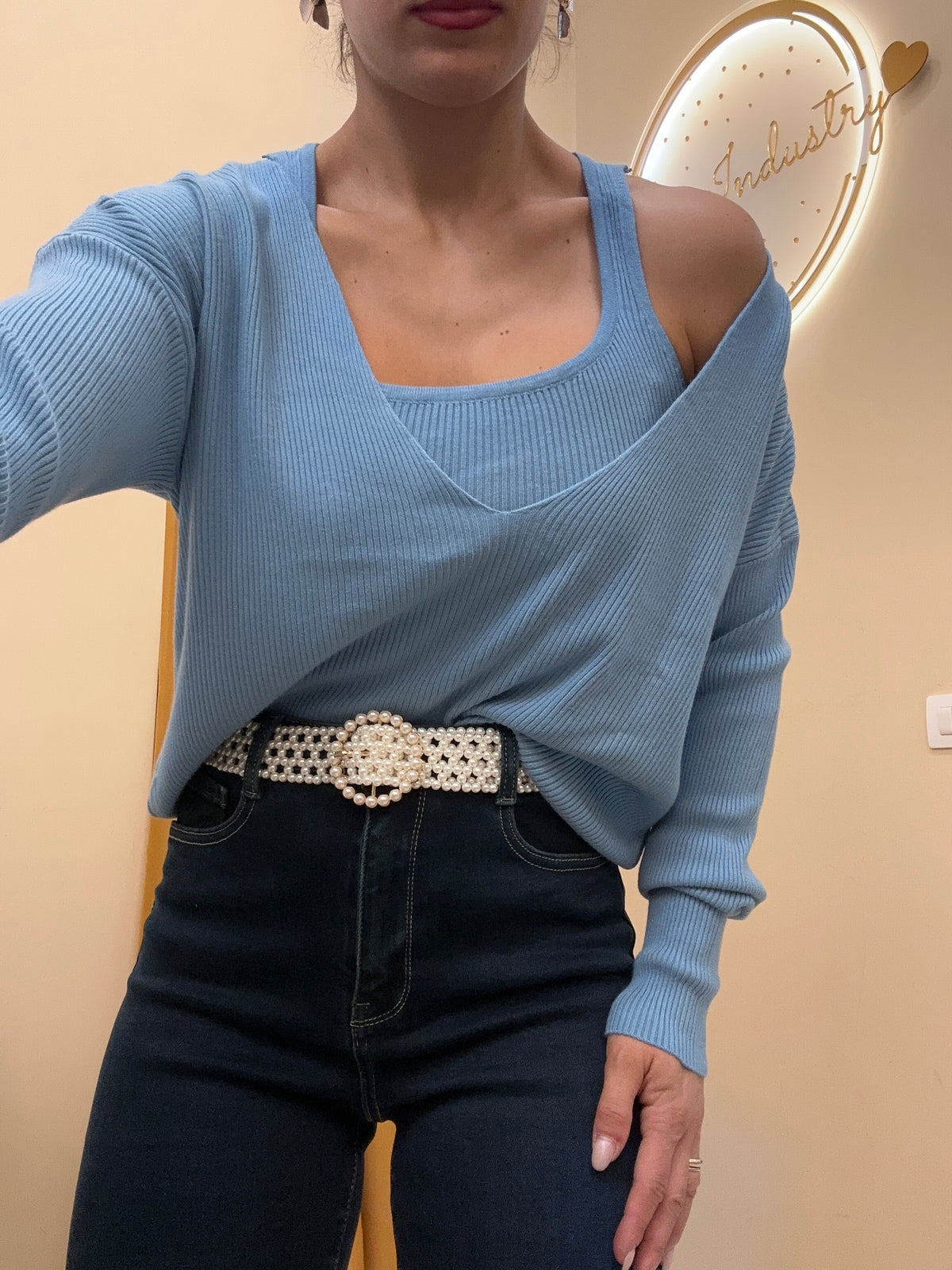 Twin-set con maglia