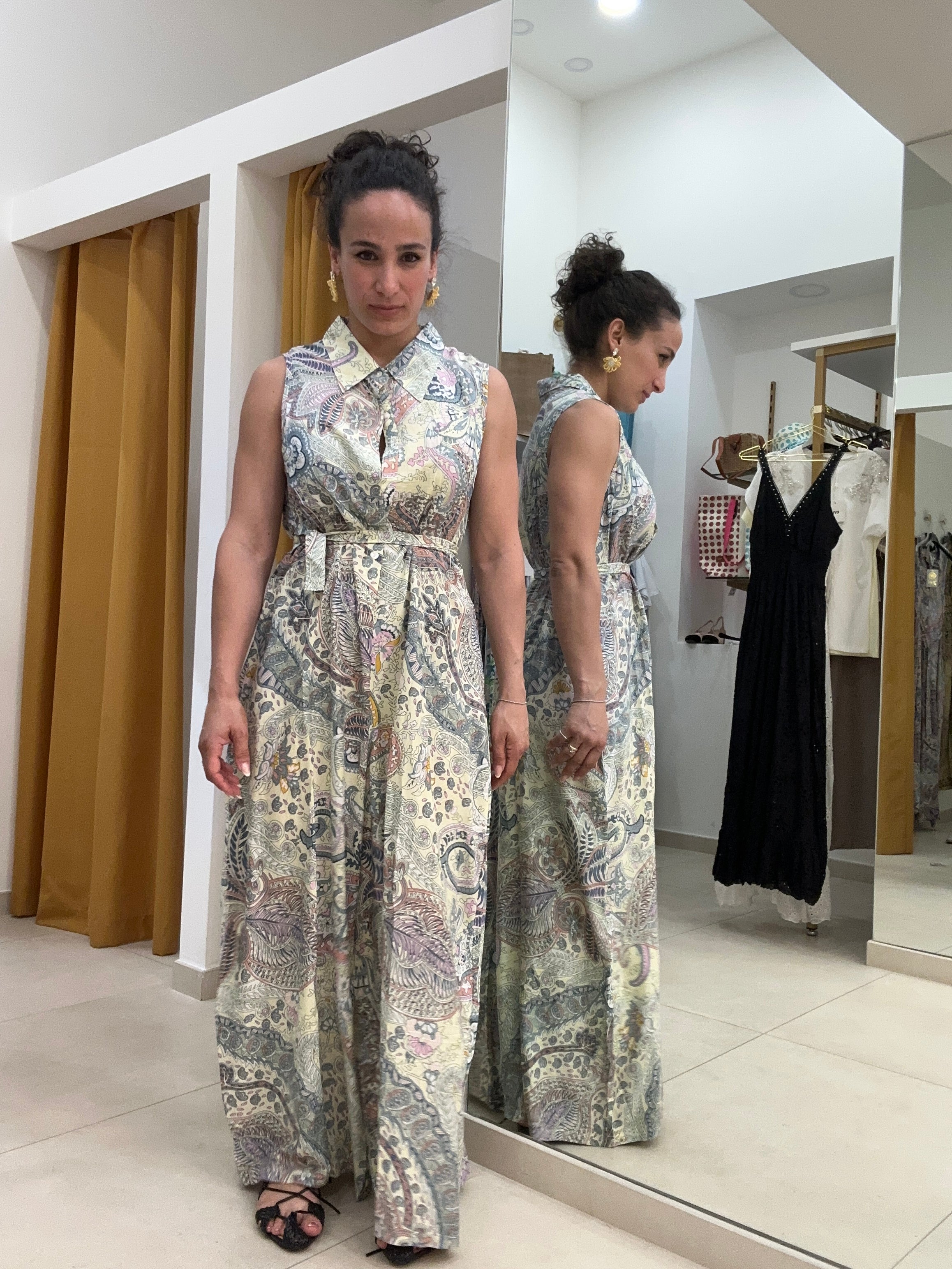 Tuta India camicia GIALLA