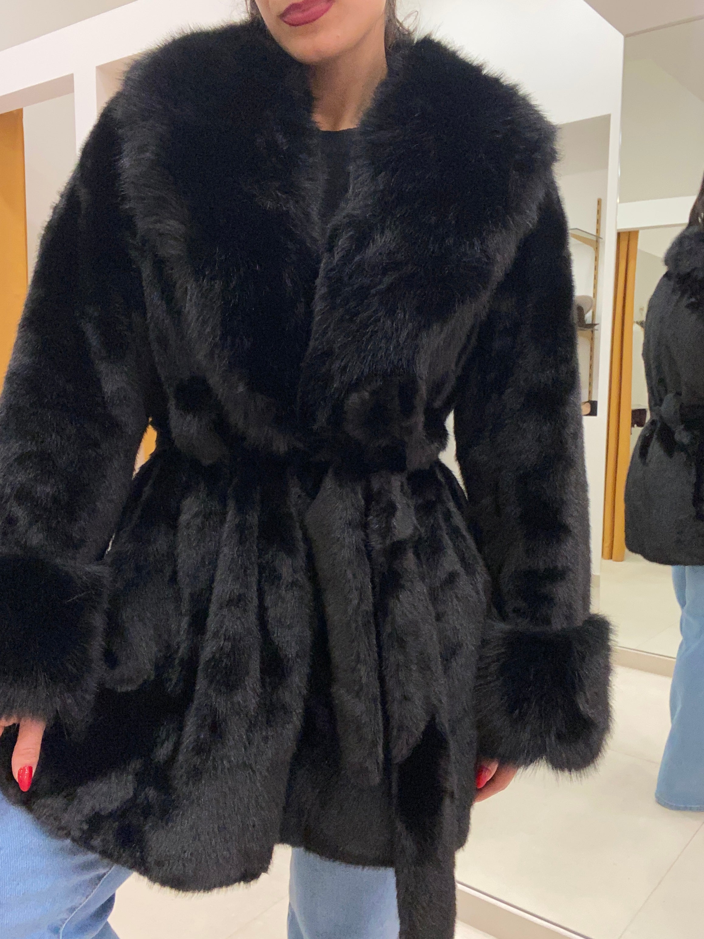 Eco pelliccia Susi nero