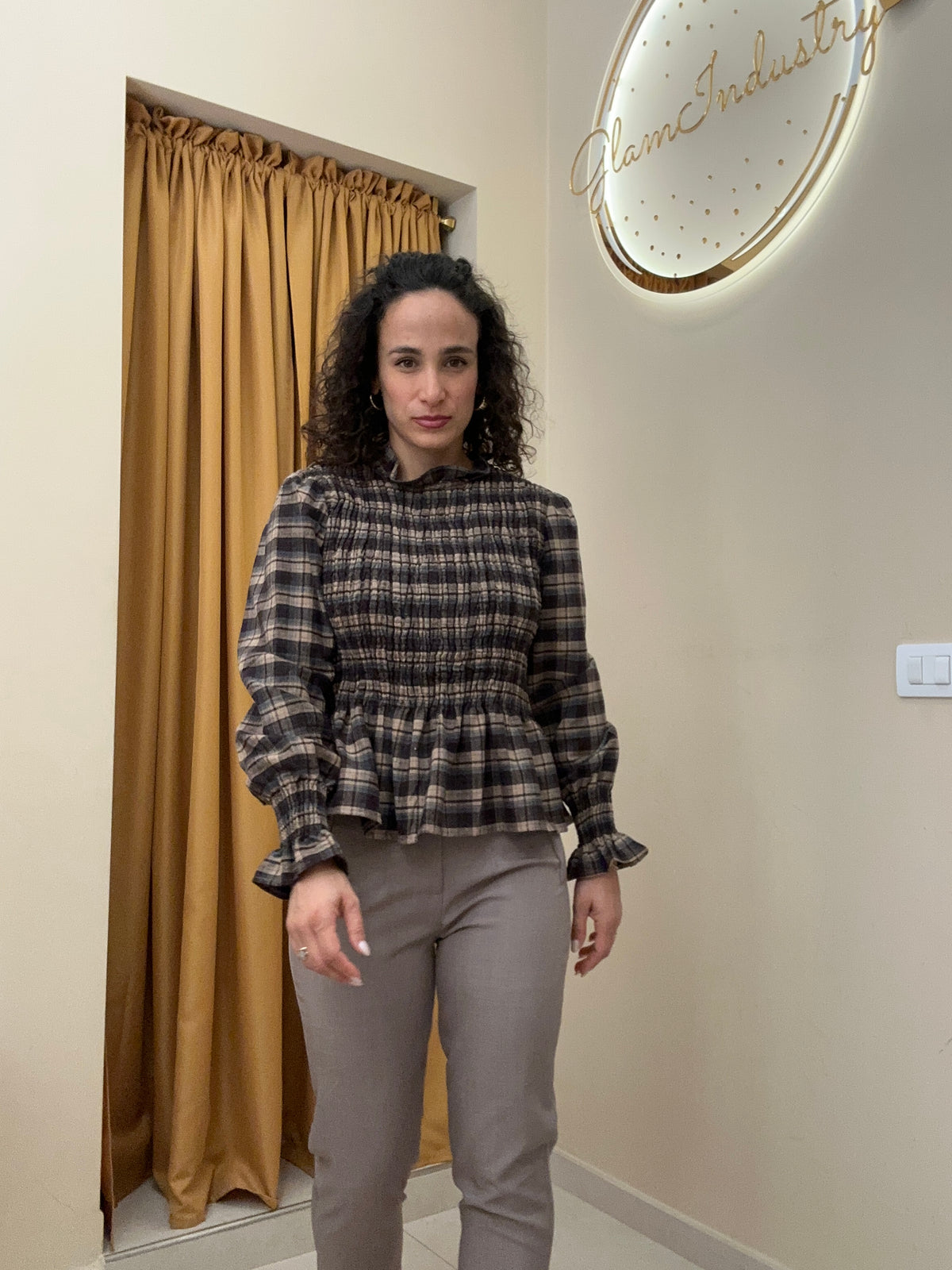 Blusa tartan