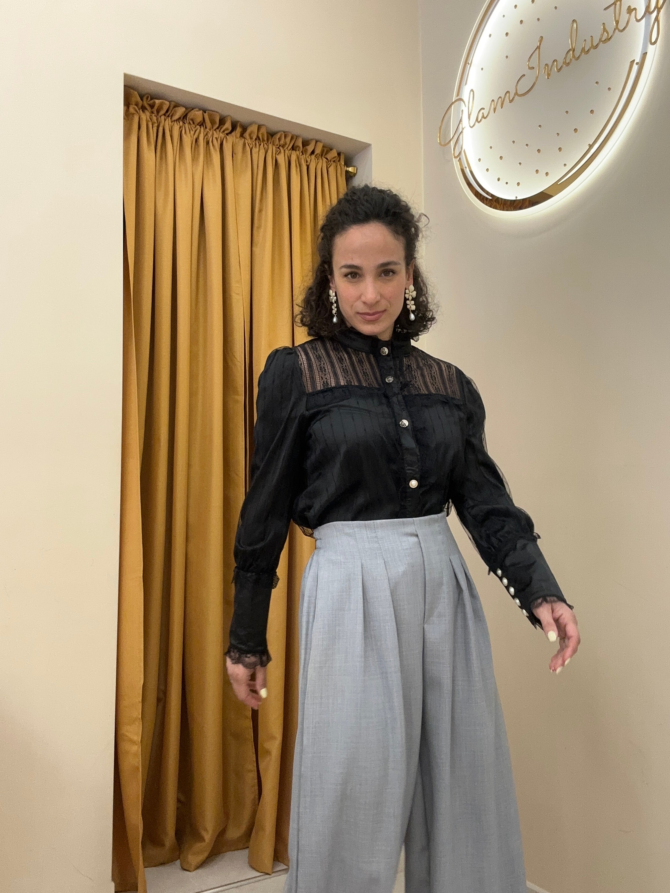 Camicia dama NERO