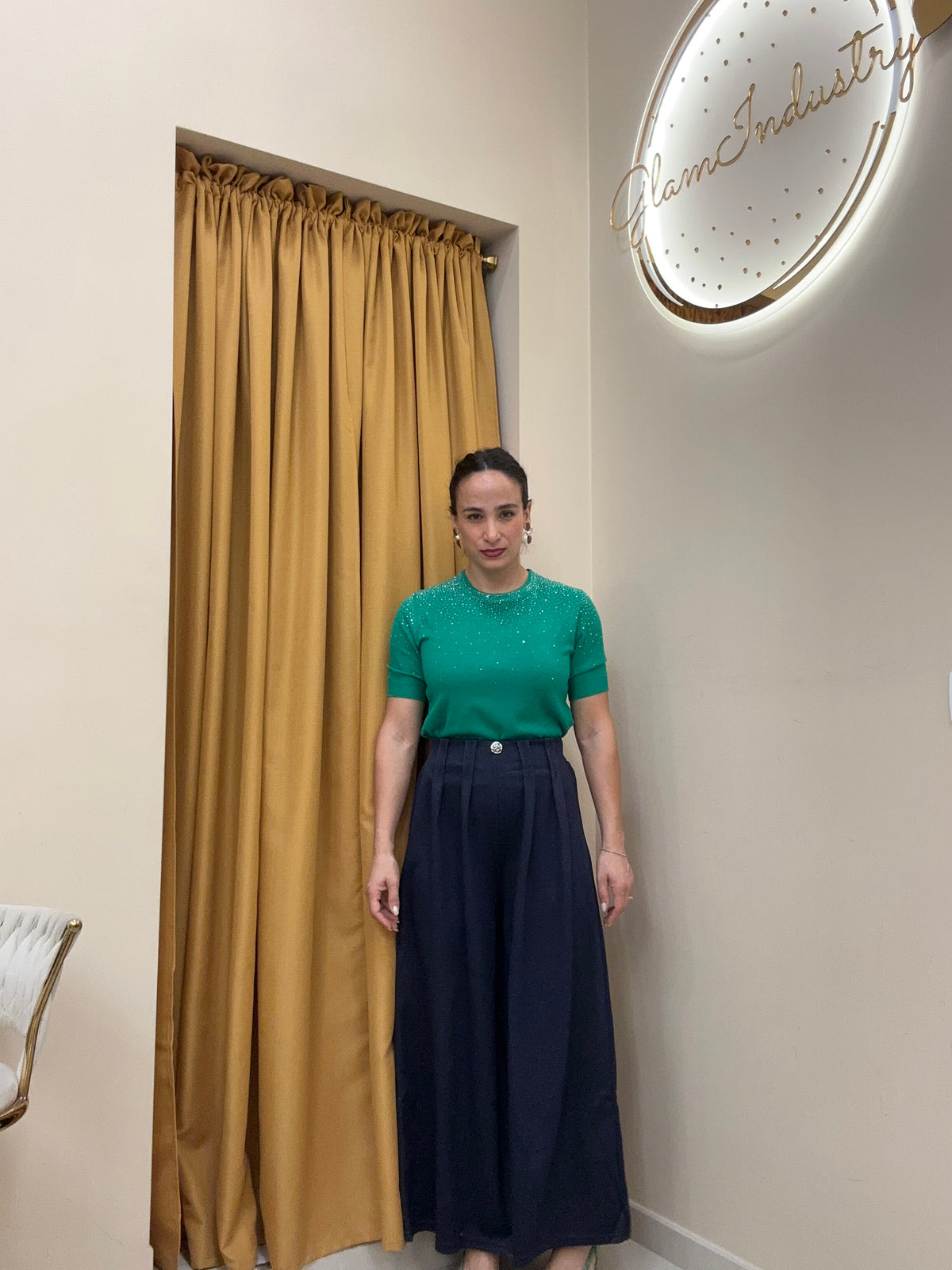 Pantalone campana over